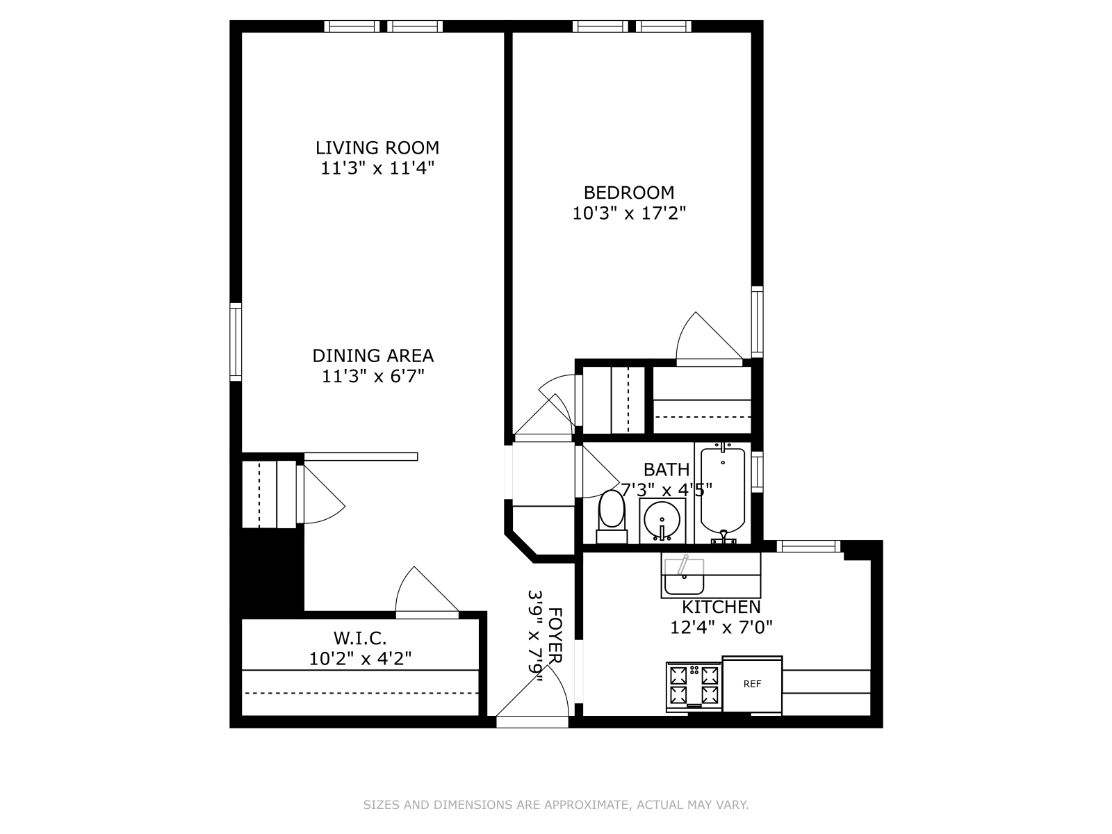 Floorplan for 103 -26 68th Avenue, 4C
