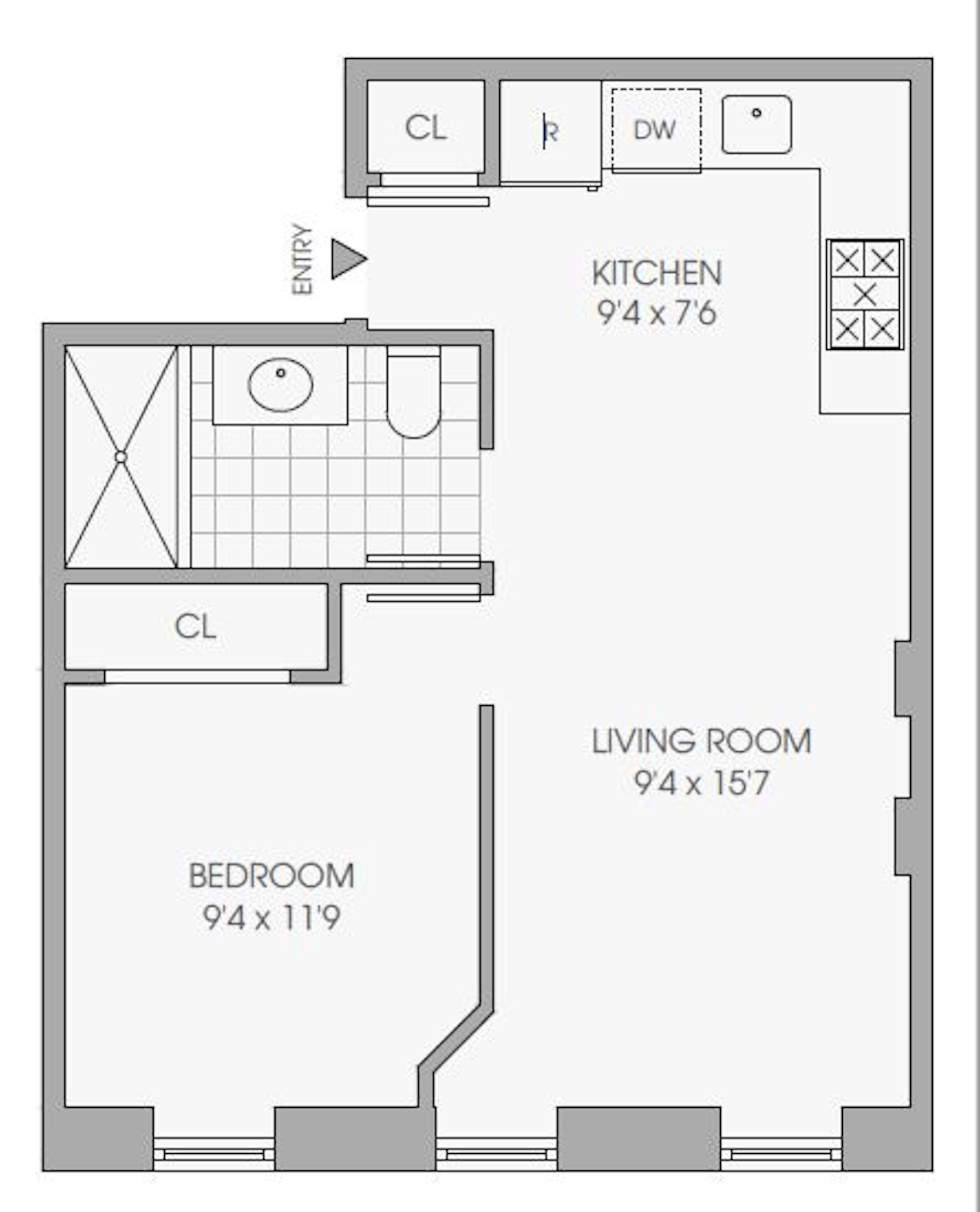 Floorplan for 111 West 130th Street