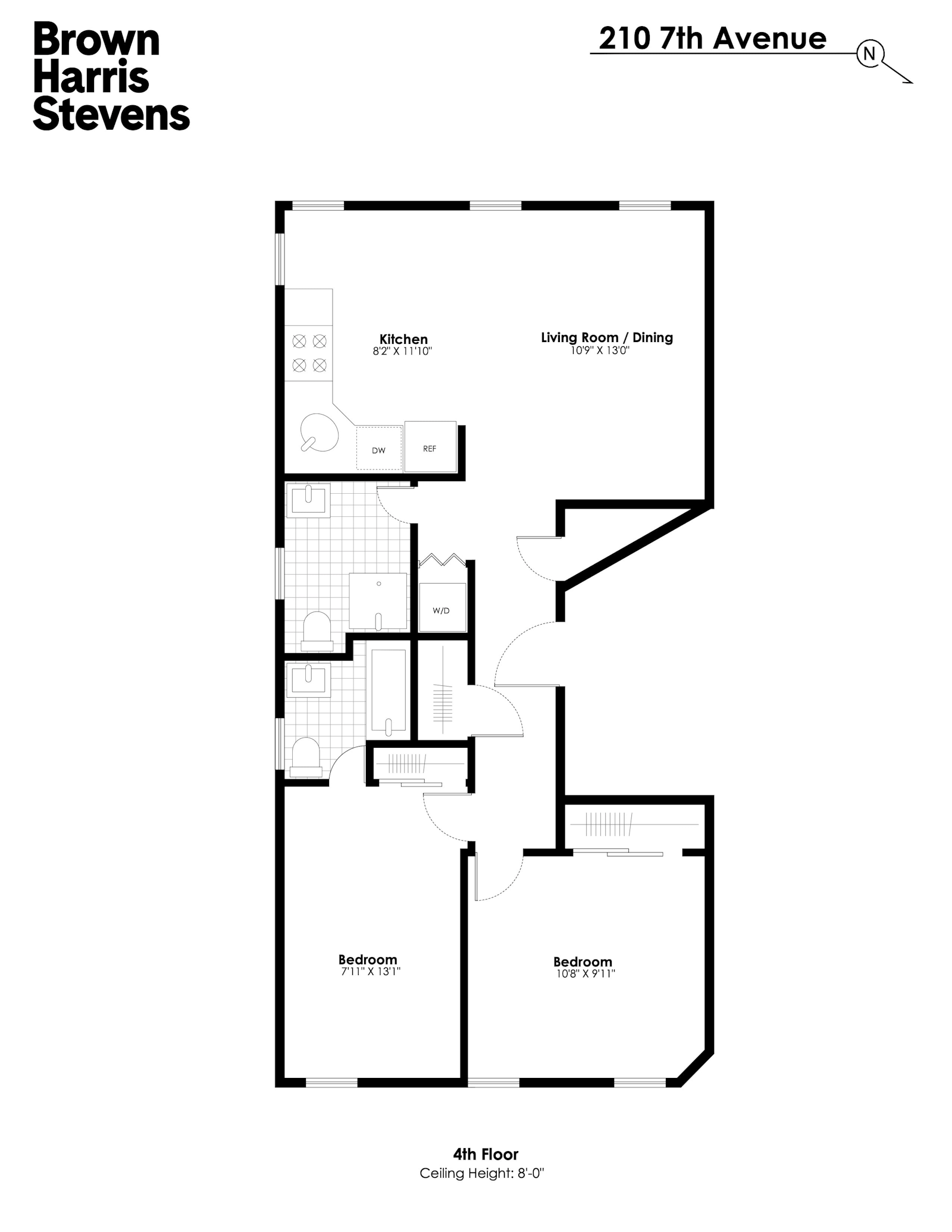 Floorplan for 210 Seventh Avenue, 4THFLOOR
