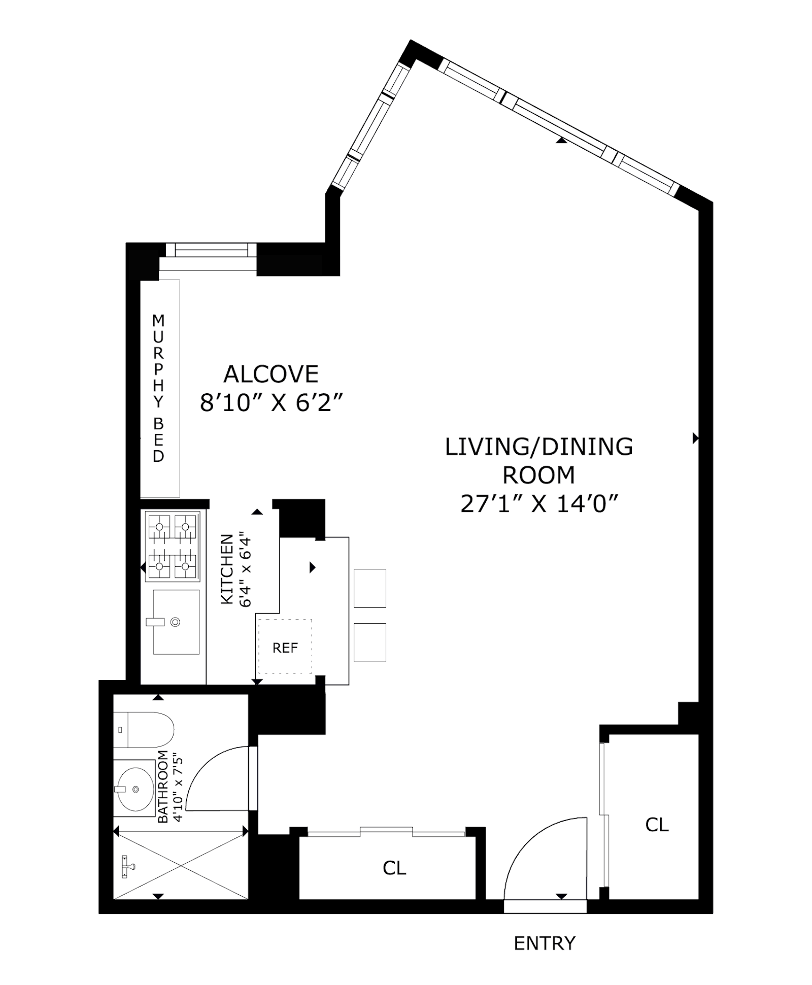 Floorplan for 60 Sutton Place South, 5LS