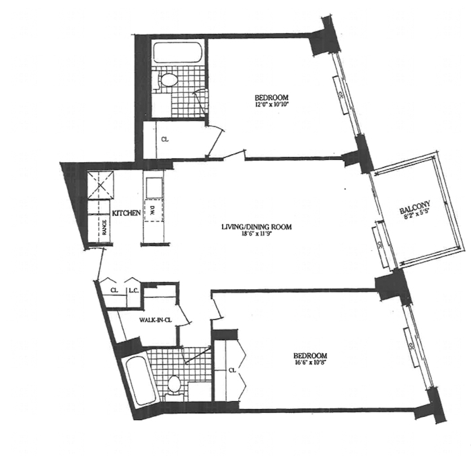 Floorplan for 5 East 22nd Street, 21F