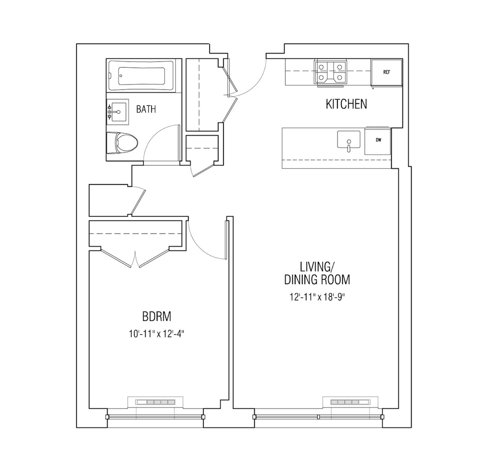 Floorplan for 58 Metropolitan Avenue, 5E