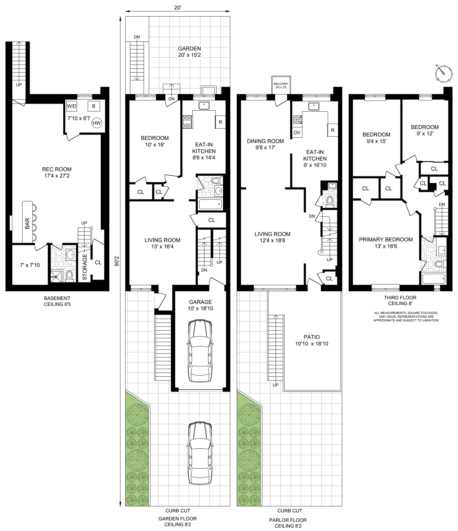 Floorplan for 597 17th Street
