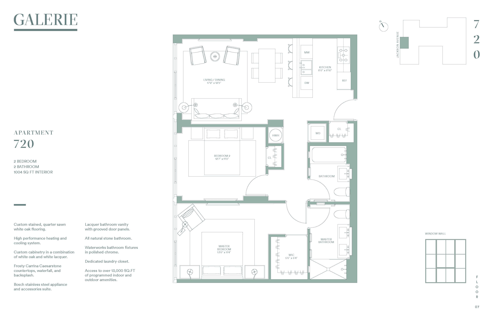 Floorplan for 22 -18 Jackson Avenue, 720