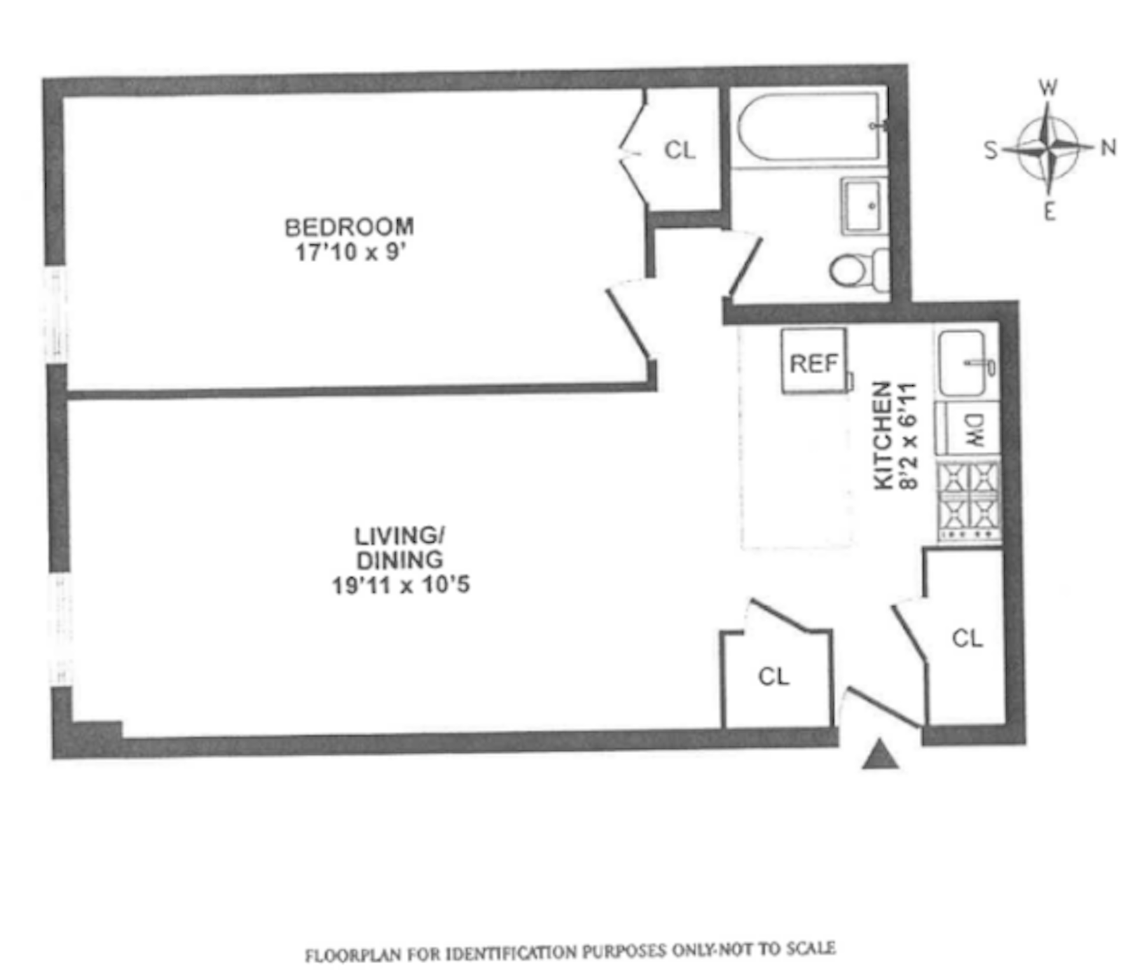 Floorplan for 720 Greenwich Street, 2K