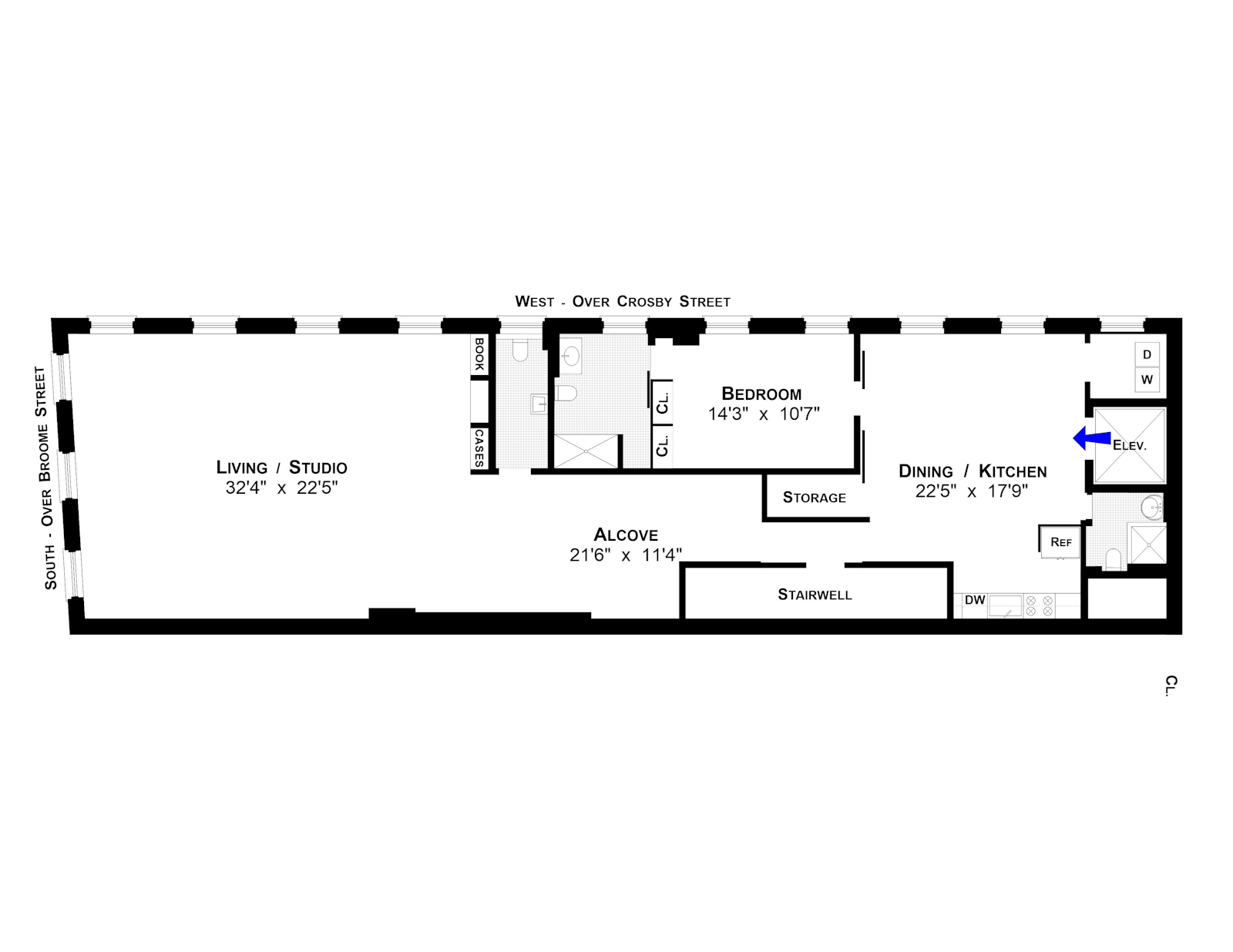 Floorplan for 39 Crosby Street, 4