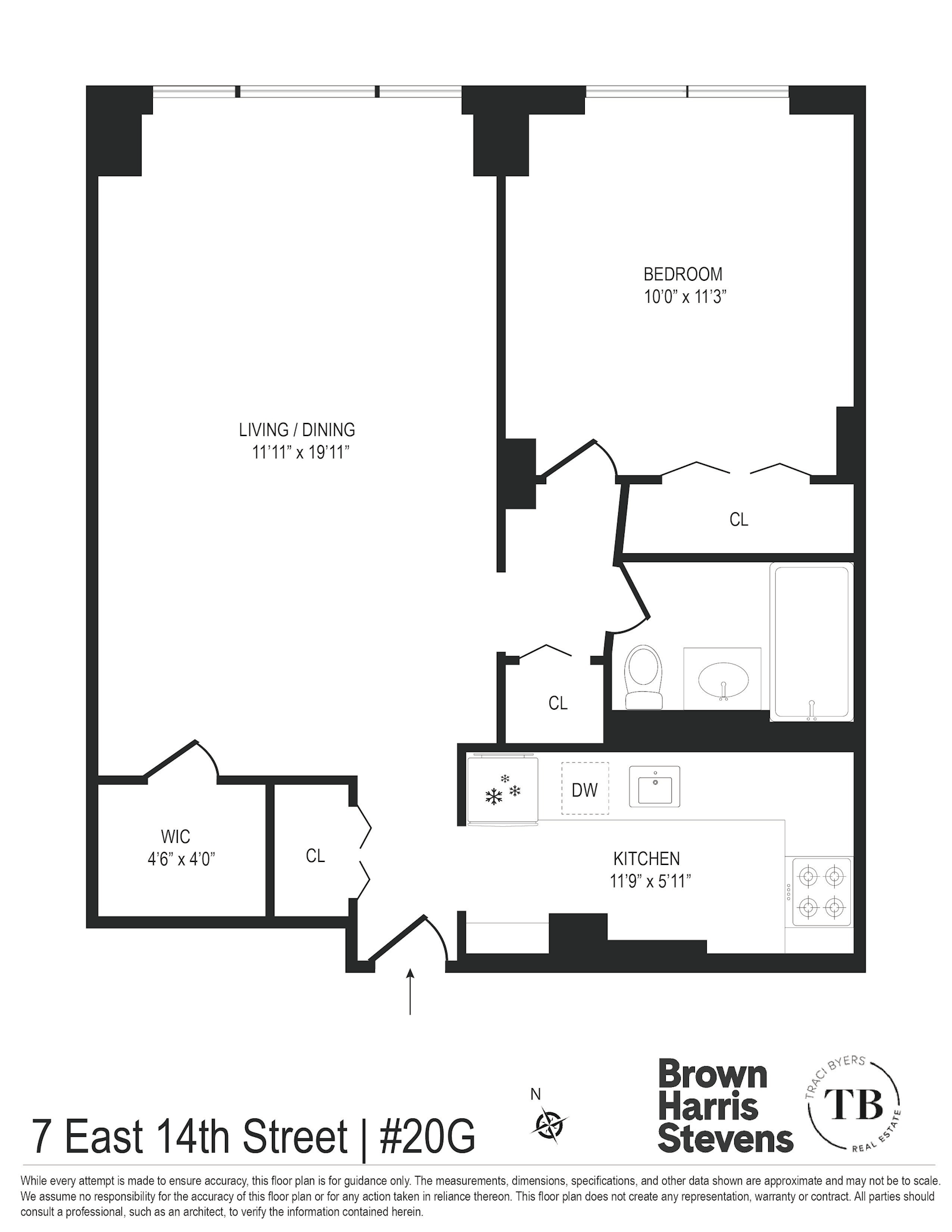 Floorplan for 7 East 14th Street