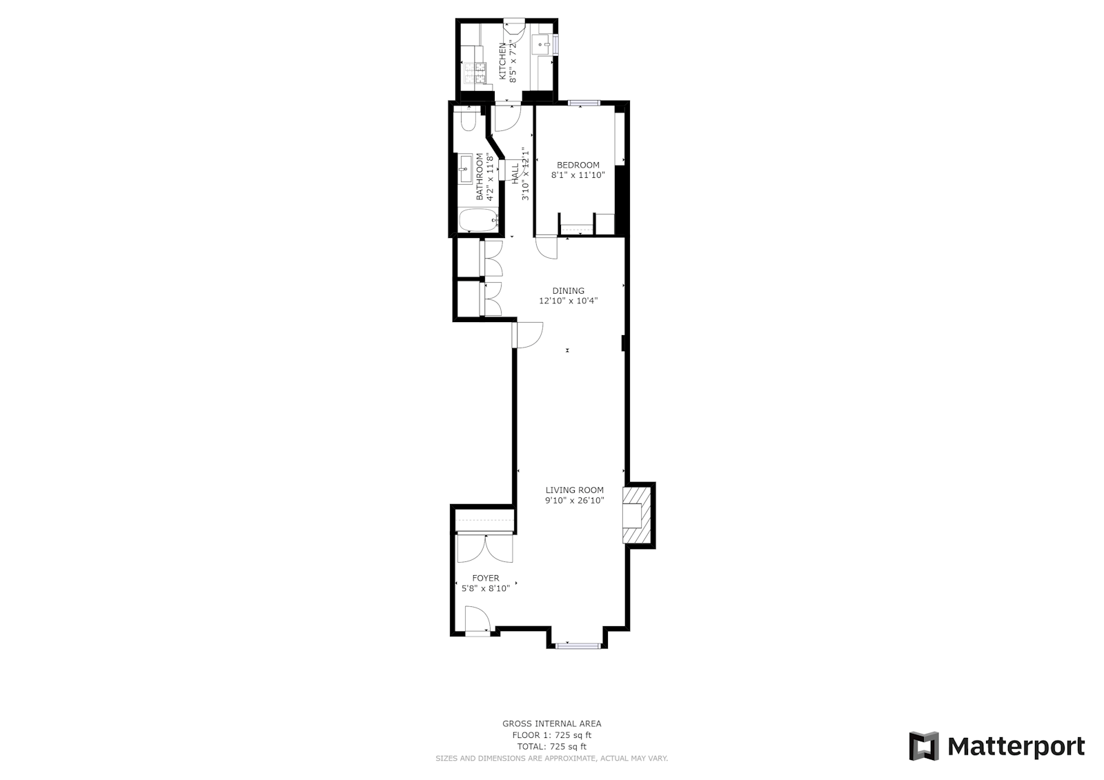 Floorplan for 224 Union Street, 1