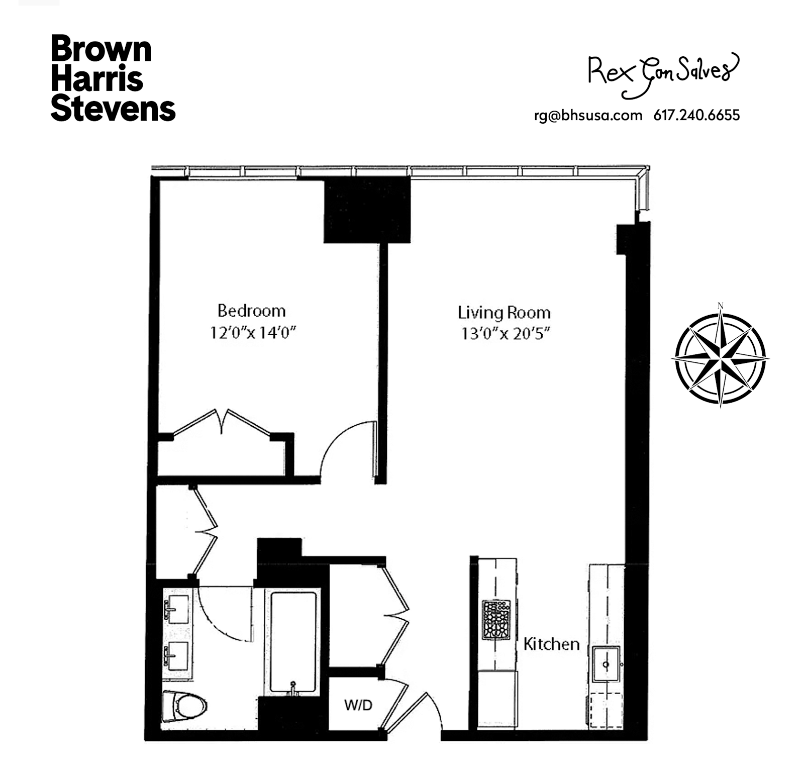 Floorplan for 350 West 42nd Street, 38C