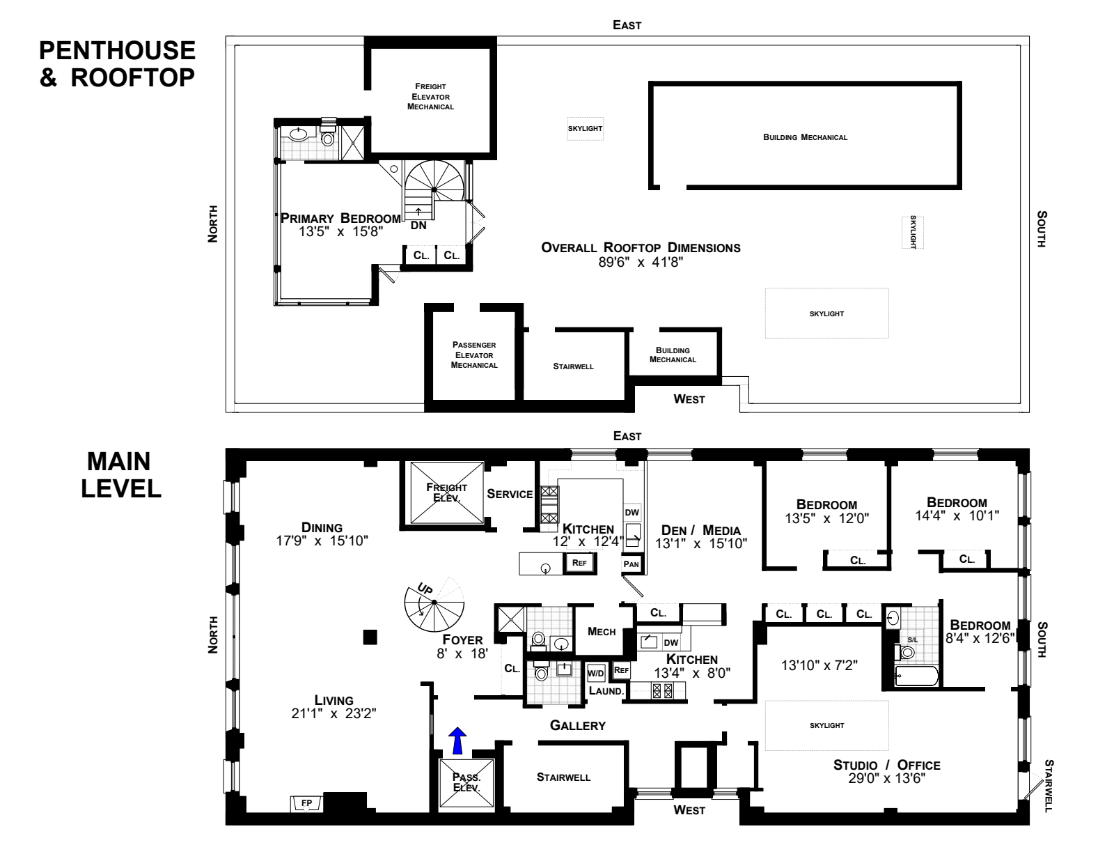 Floorplan for 118 East 25th Street