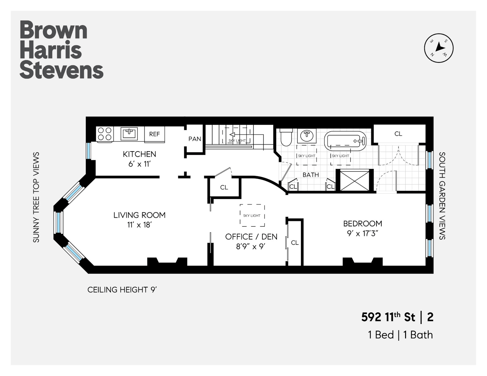 Floorplan for 592 11th Street, 2