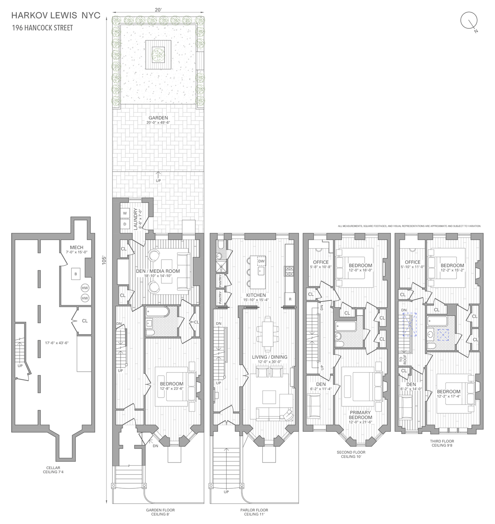 Floorplan for 196 Hancock Street
