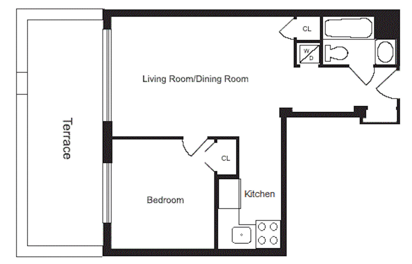 Floorplan for 35 Essex Street, 7A