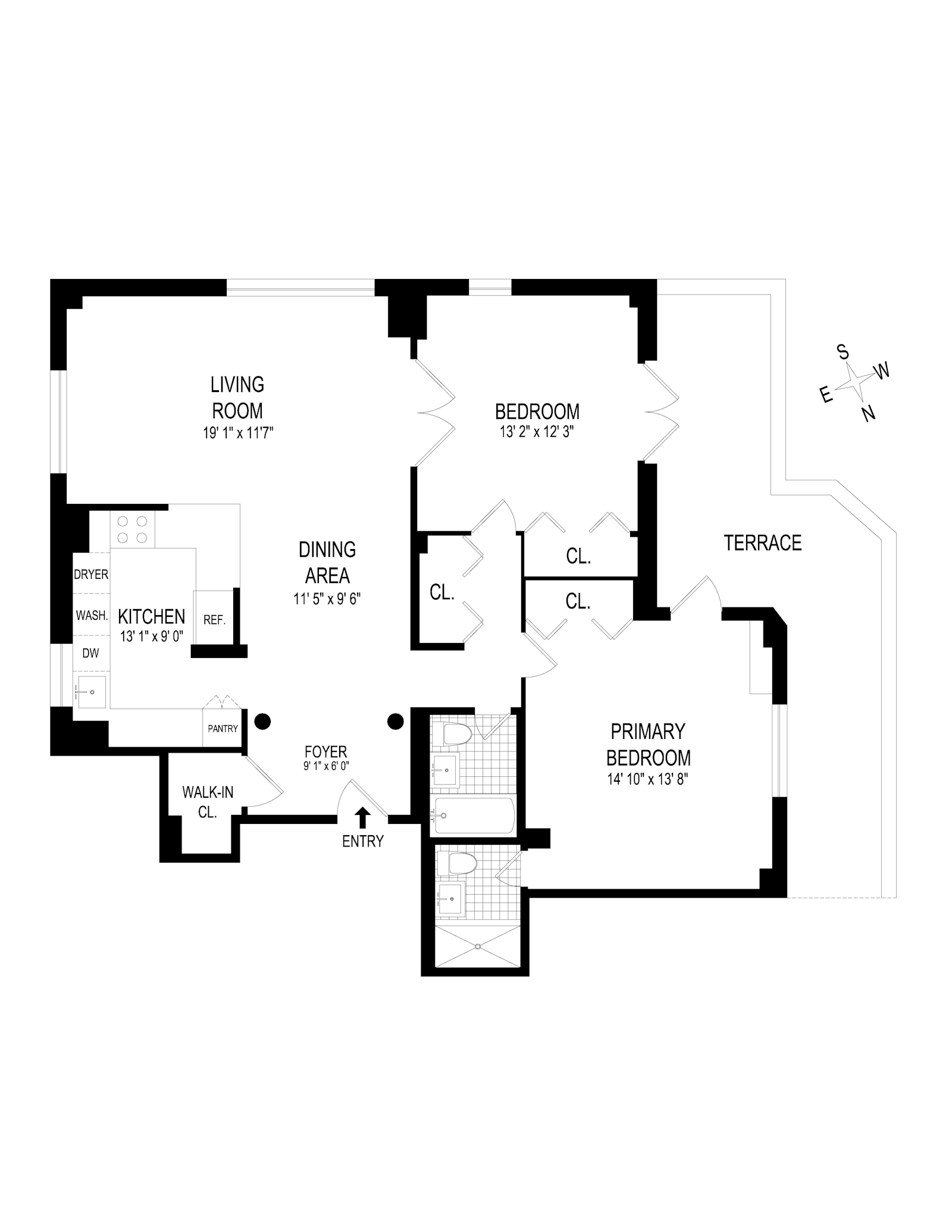 Floorplan for 144 East 84th Street, 14A