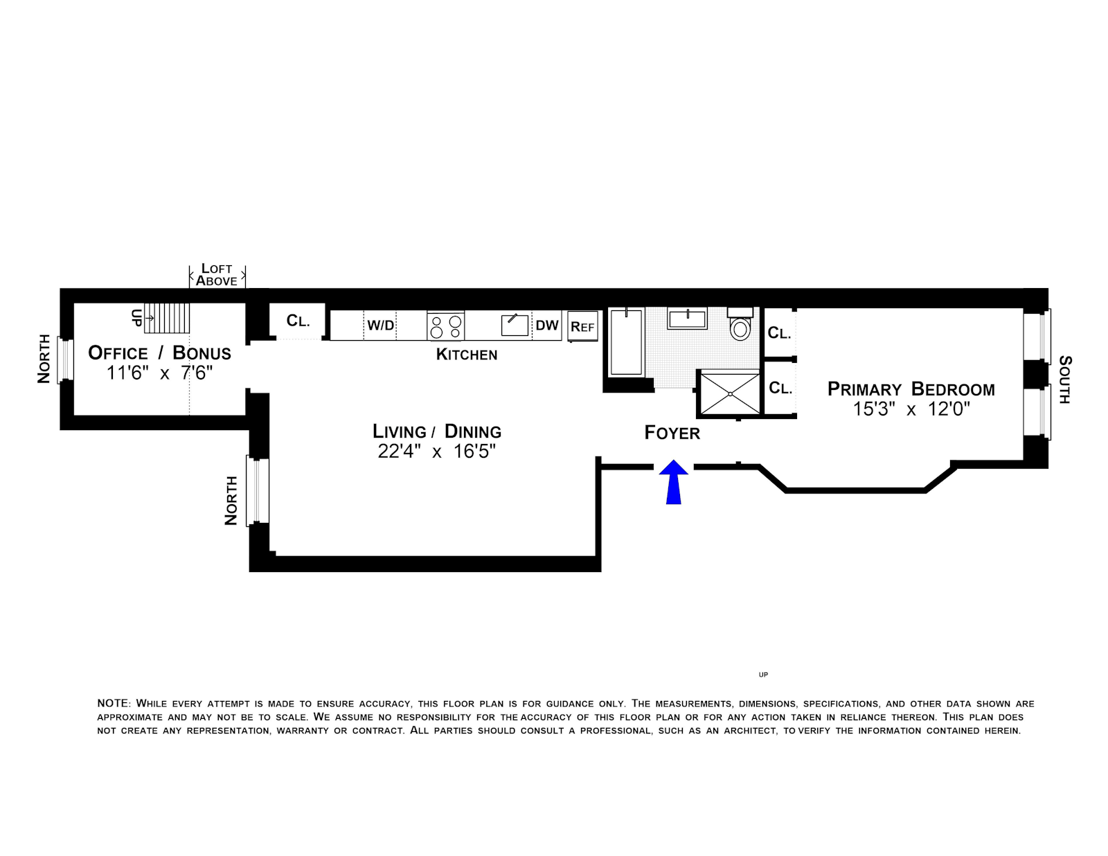 Floorplan for 167 West 87th Street, 2