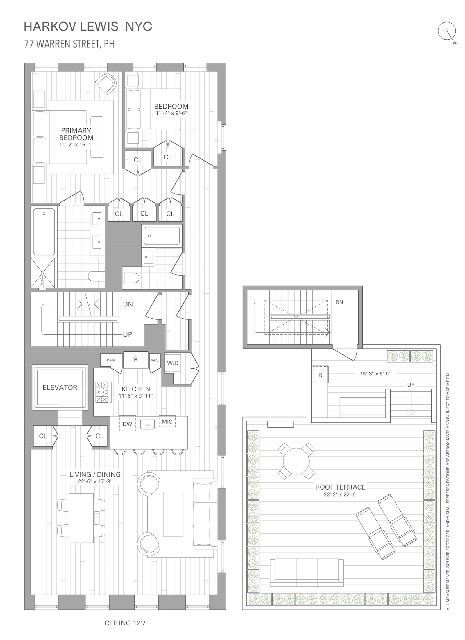 Floorplan for 77 Warren Street