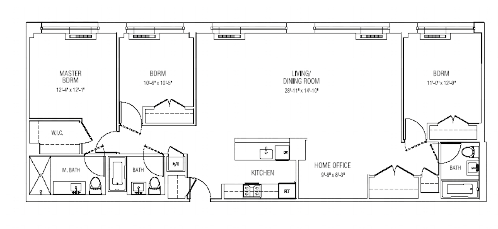 Floorplan for 80 Metropolitan Avenue, 3KI