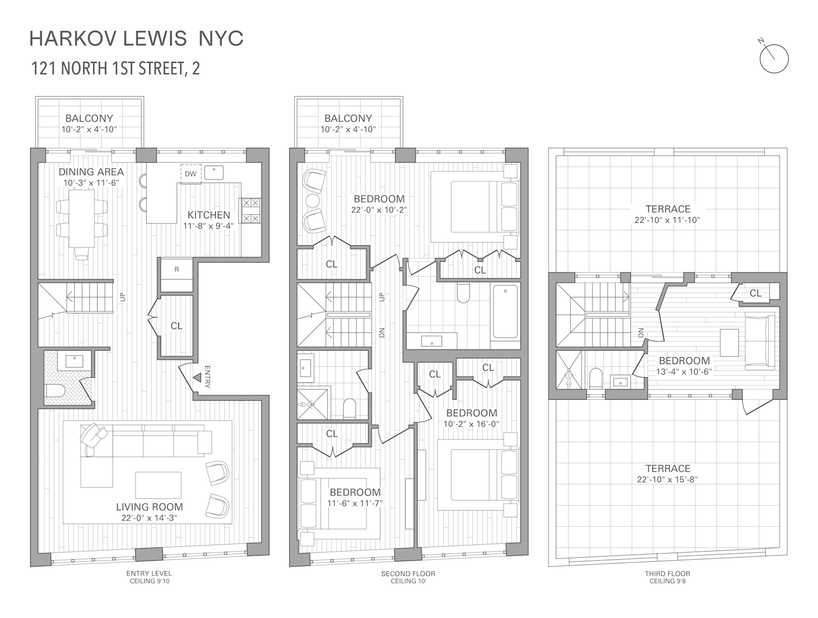Floorplan for 121 North 1st Street, 2