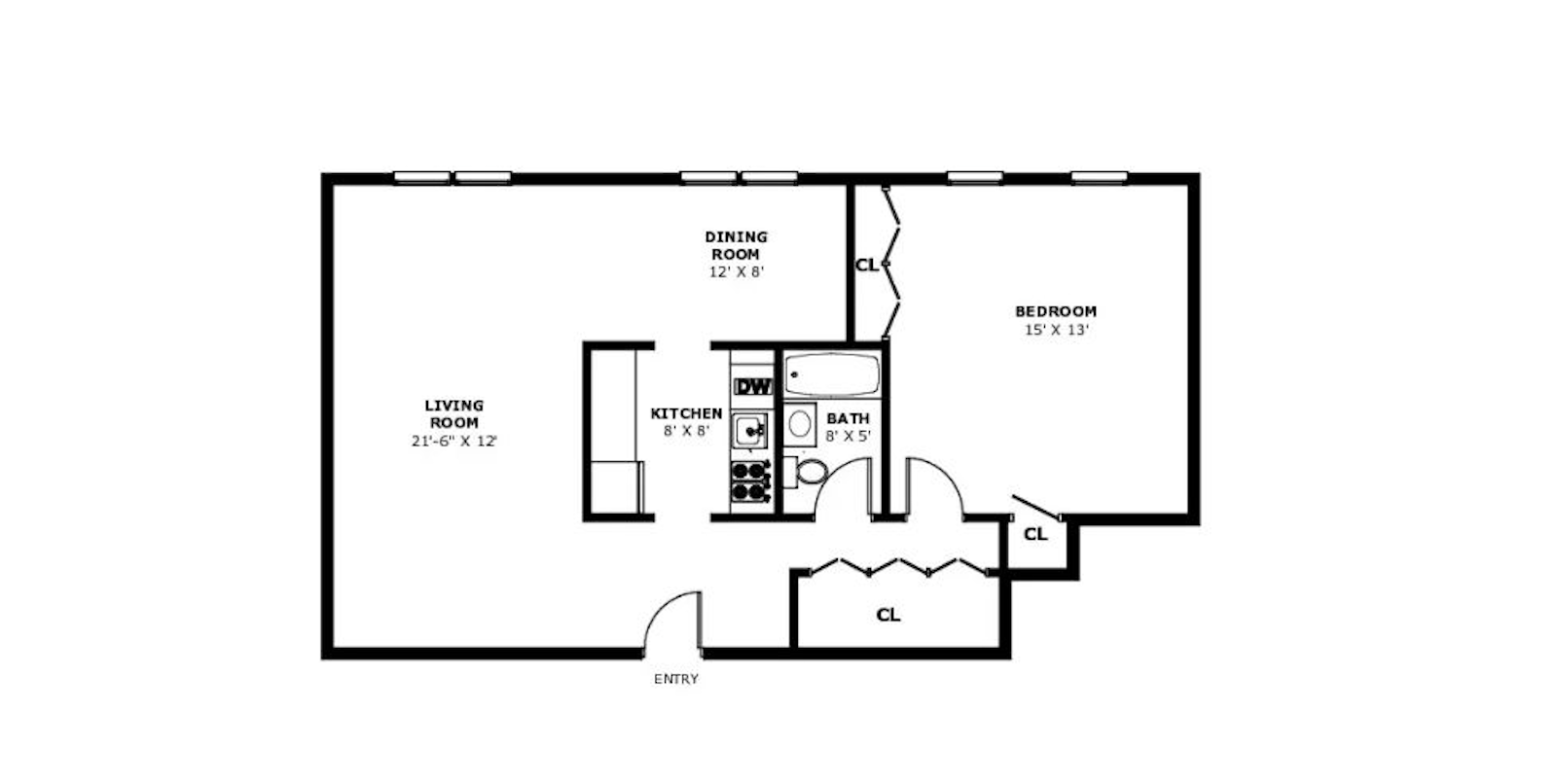 Floorplan for 3636 Fieldston Road, 5R