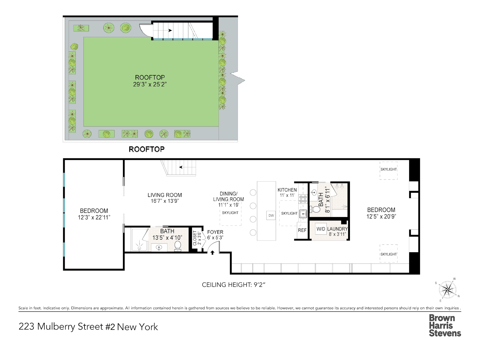 Floorplan for 223 Mulberry Street, 2