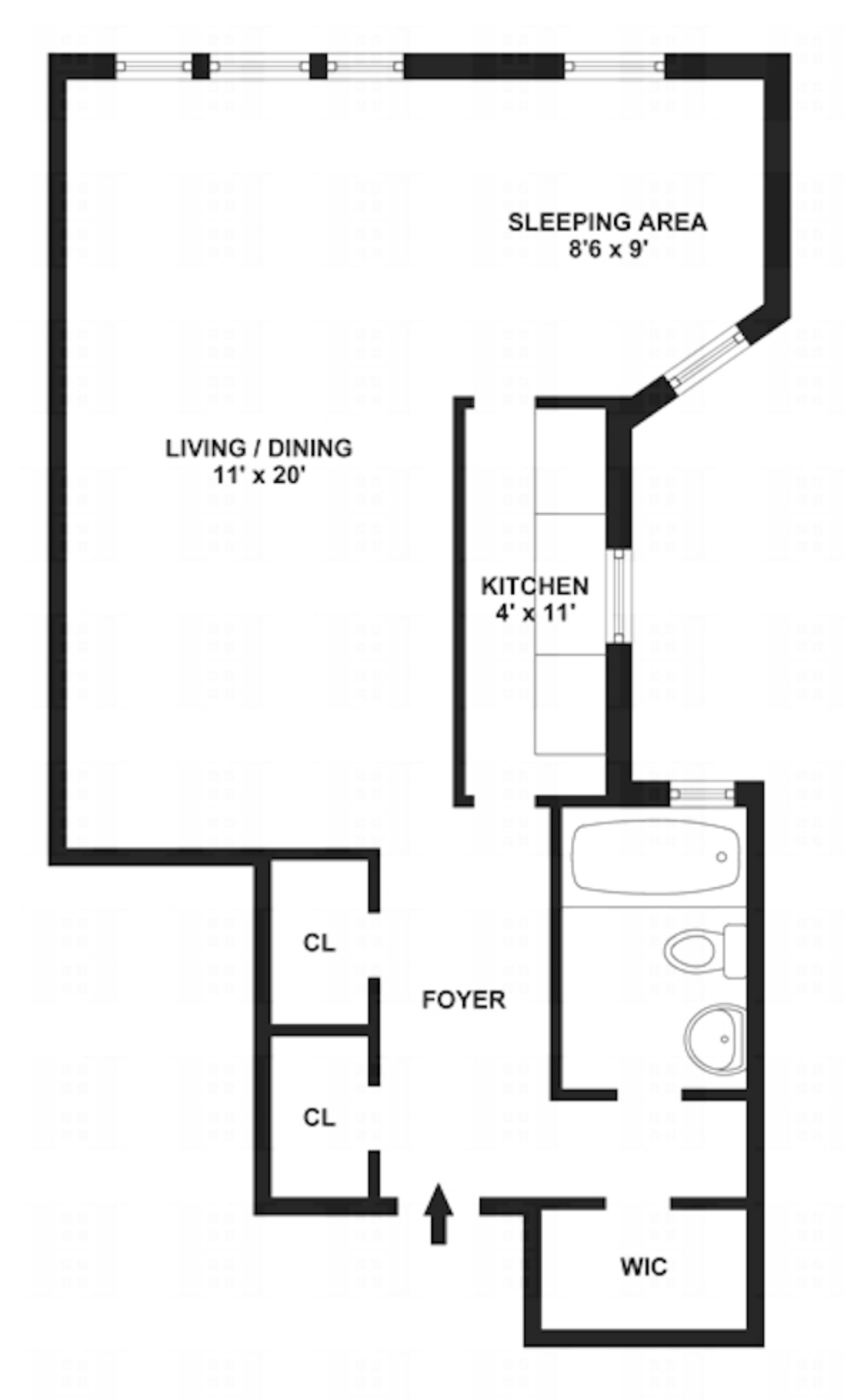 Floorplan for 79 -01 35th Avenue, 4E