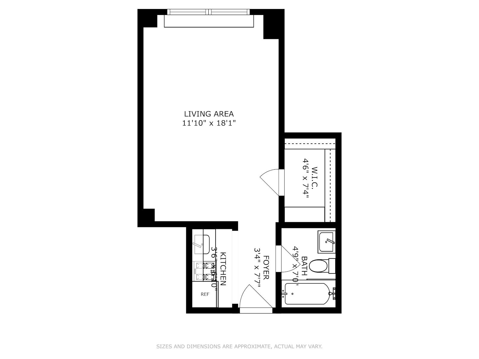 Floorplan for 225 Central Park West, 1014