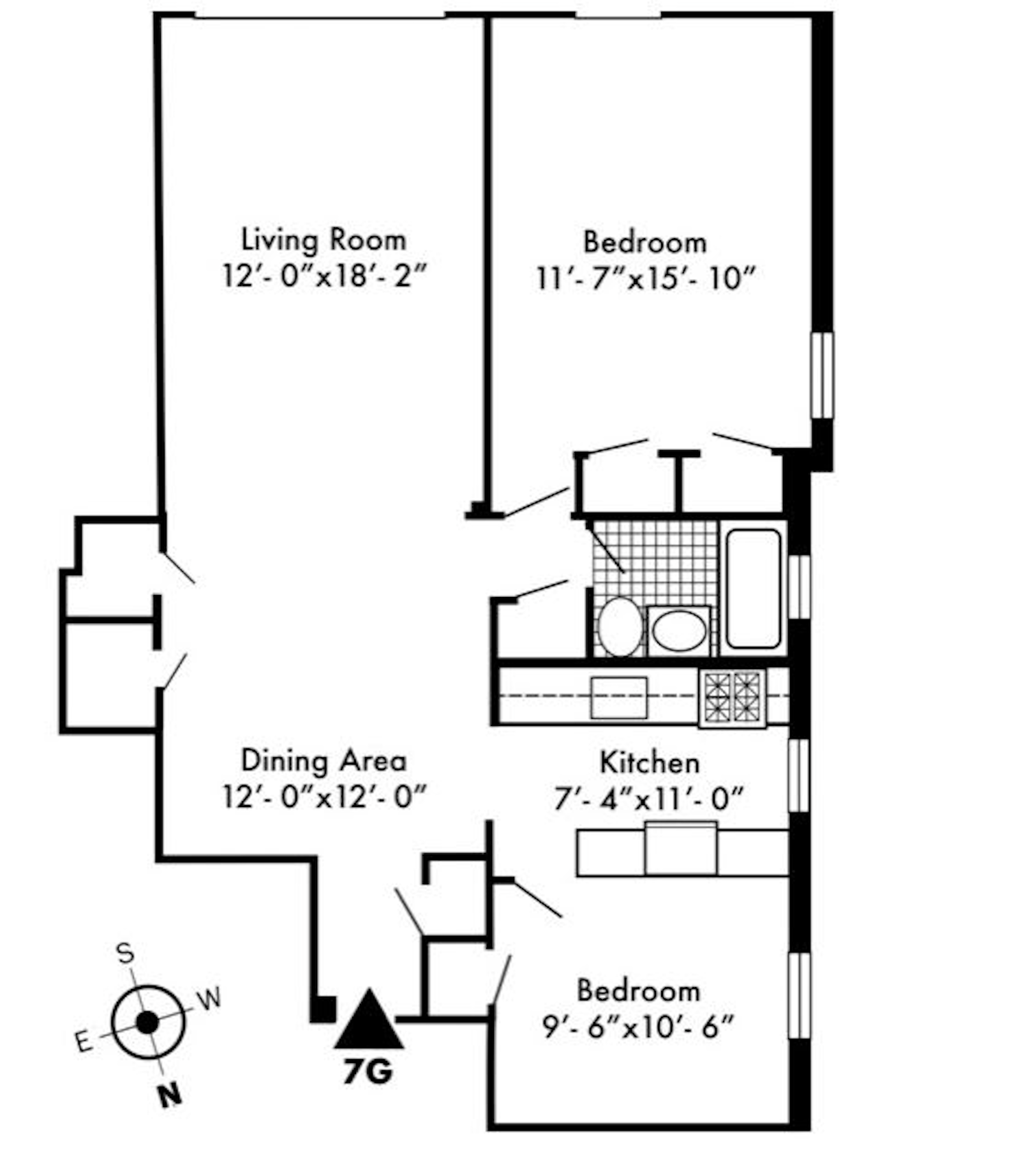 Floorplan for 91 Van Cortlandt Ave W