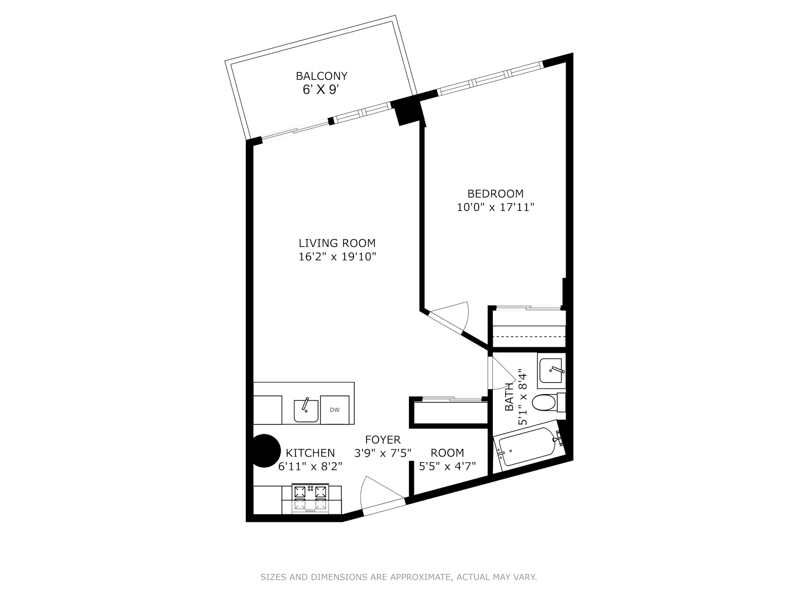 Floorplan for 5 East 22nd Street, 28H