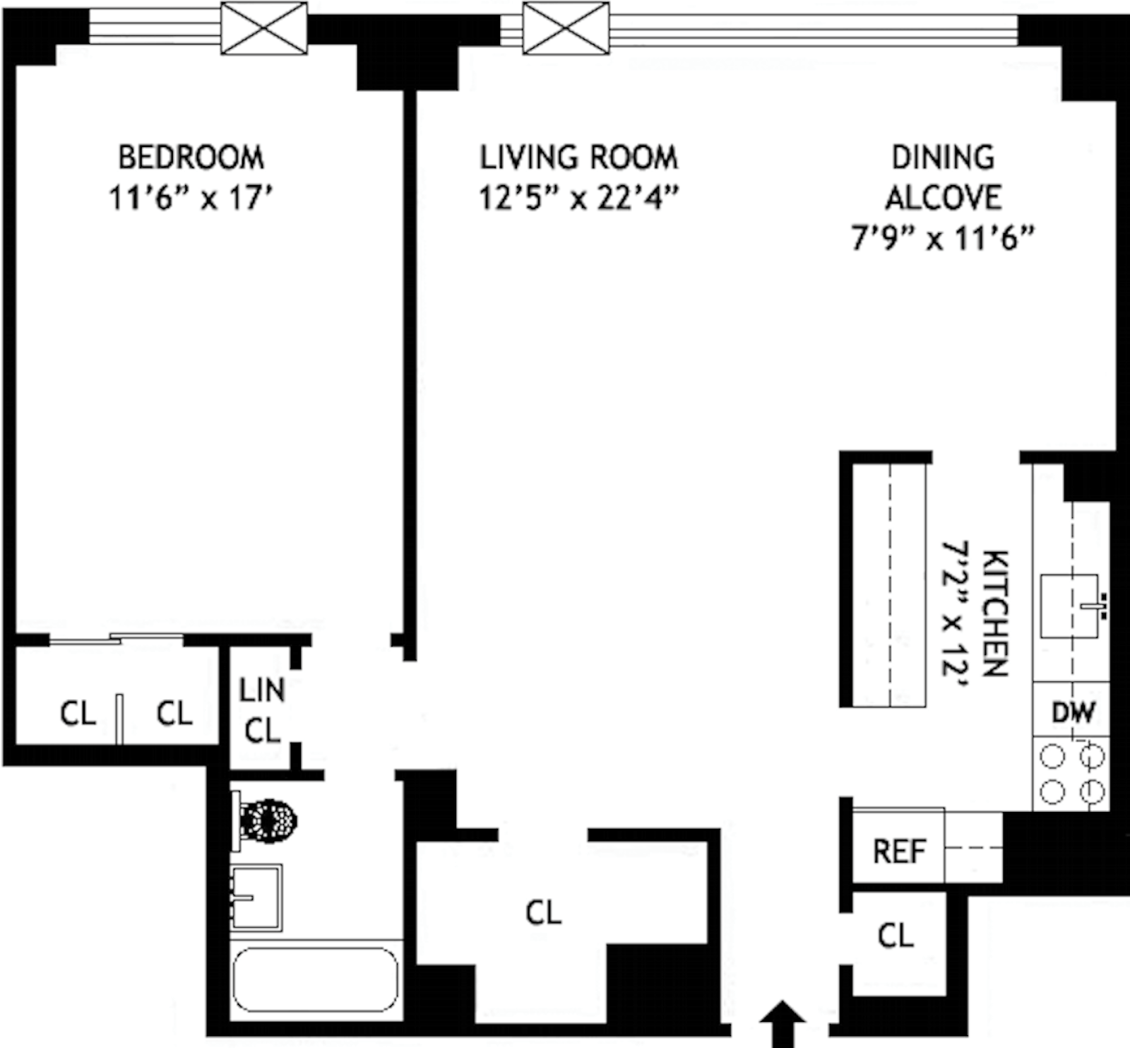 Floorplan for 205 West End Avenue, 4A