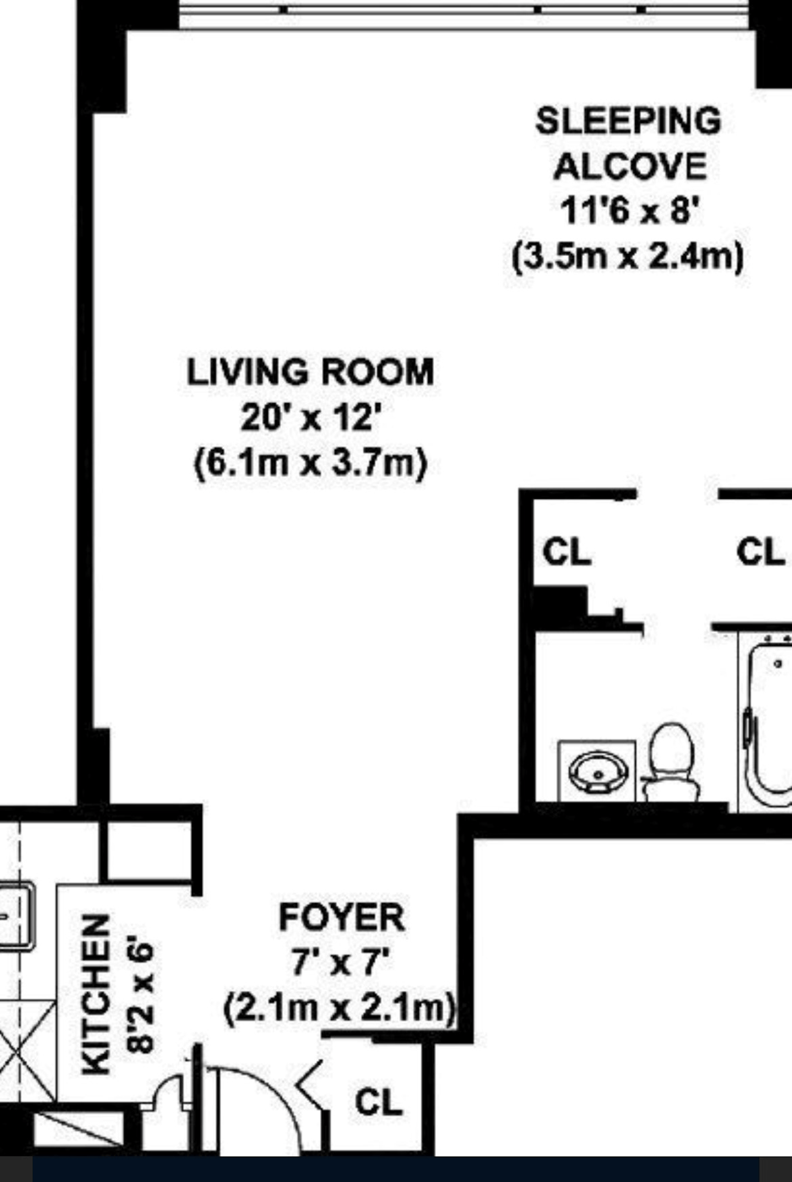 Floorplan for 401 East 86th Street, 5N