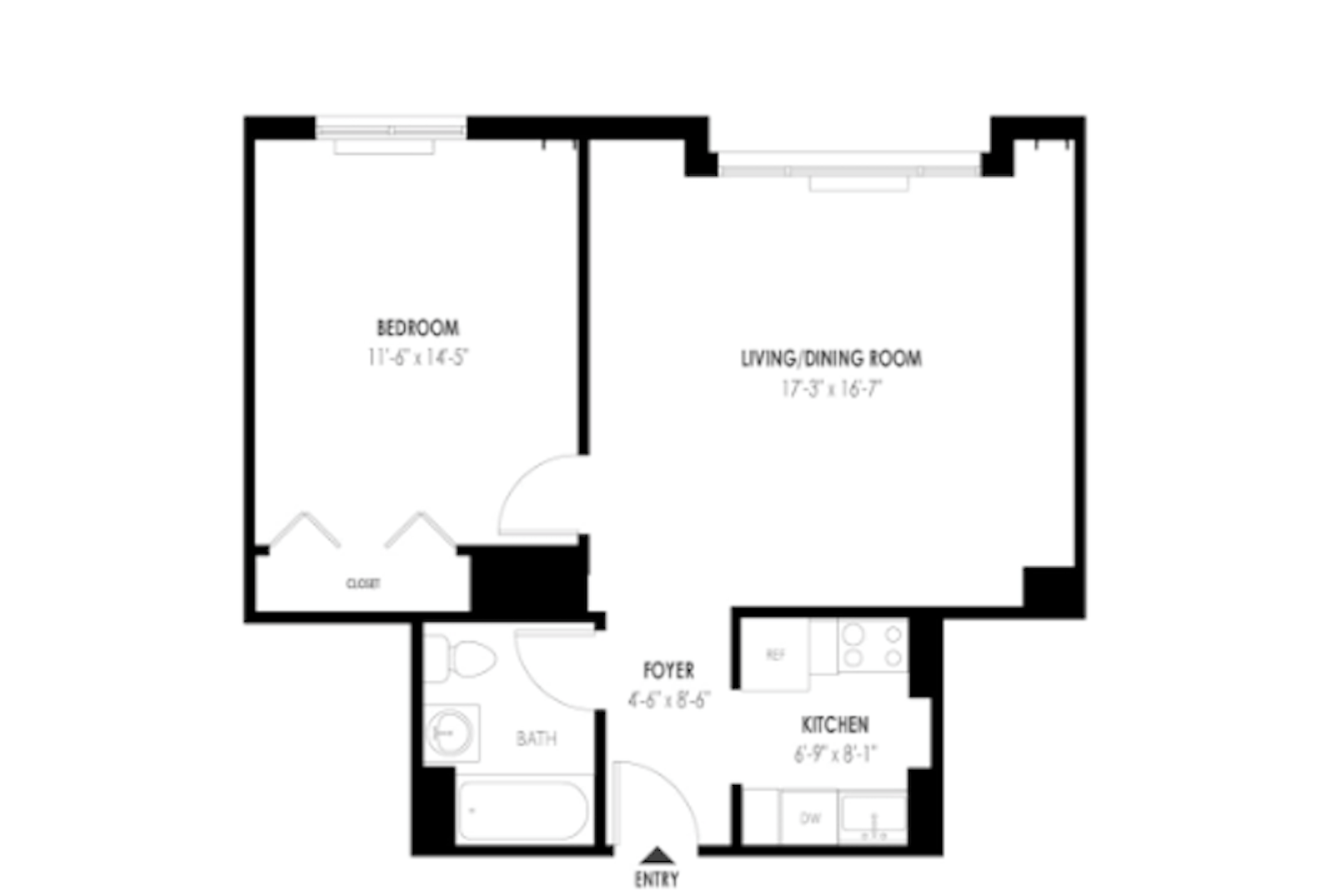 Floorplan for East 87th Street