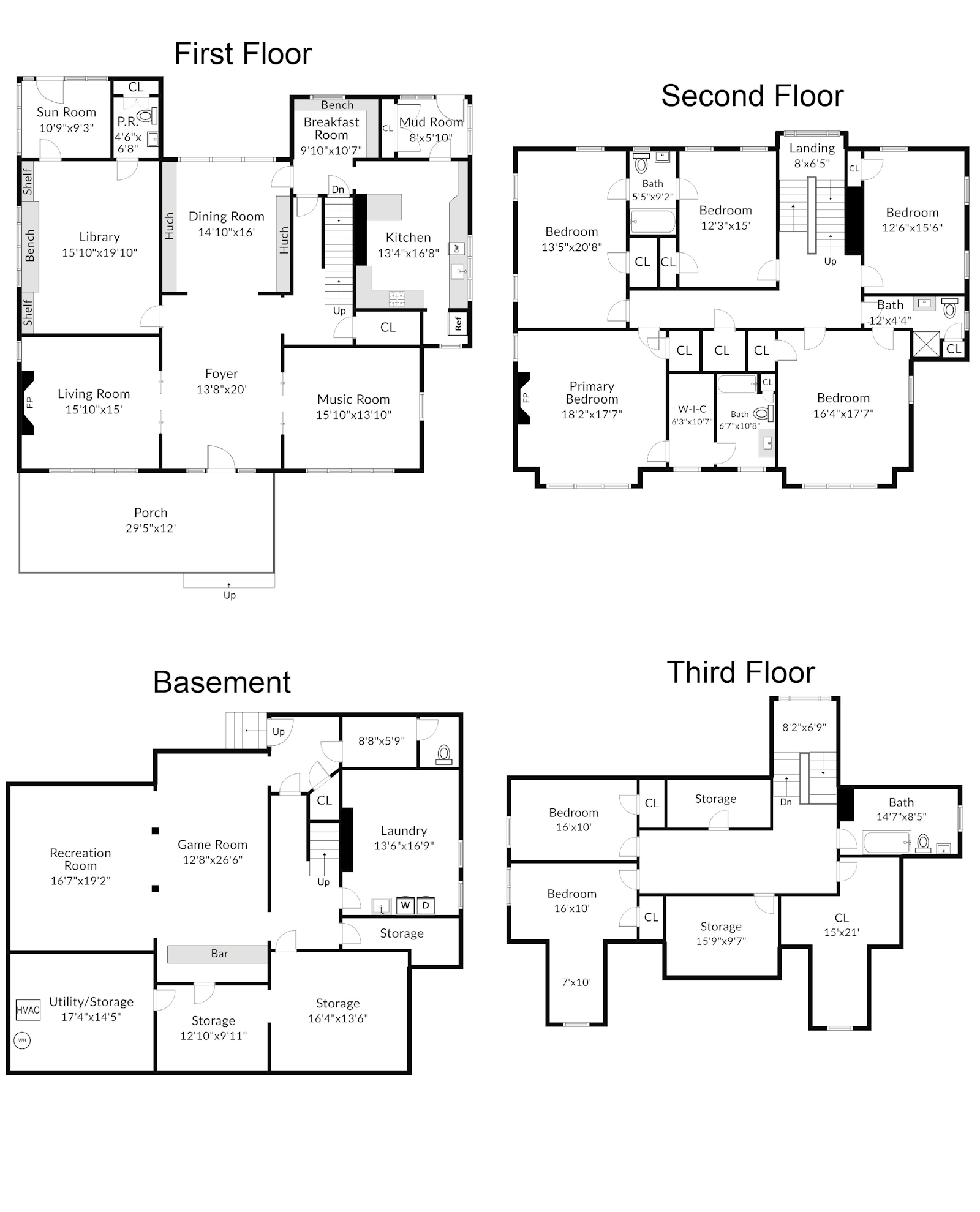 Floorplan for 266 Orange Road