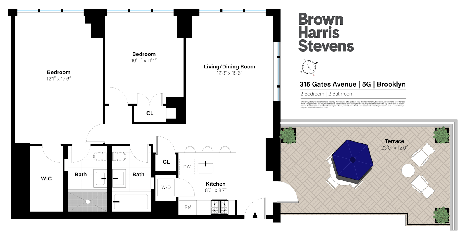 Floorplan for 315 Gates Ave, 5G