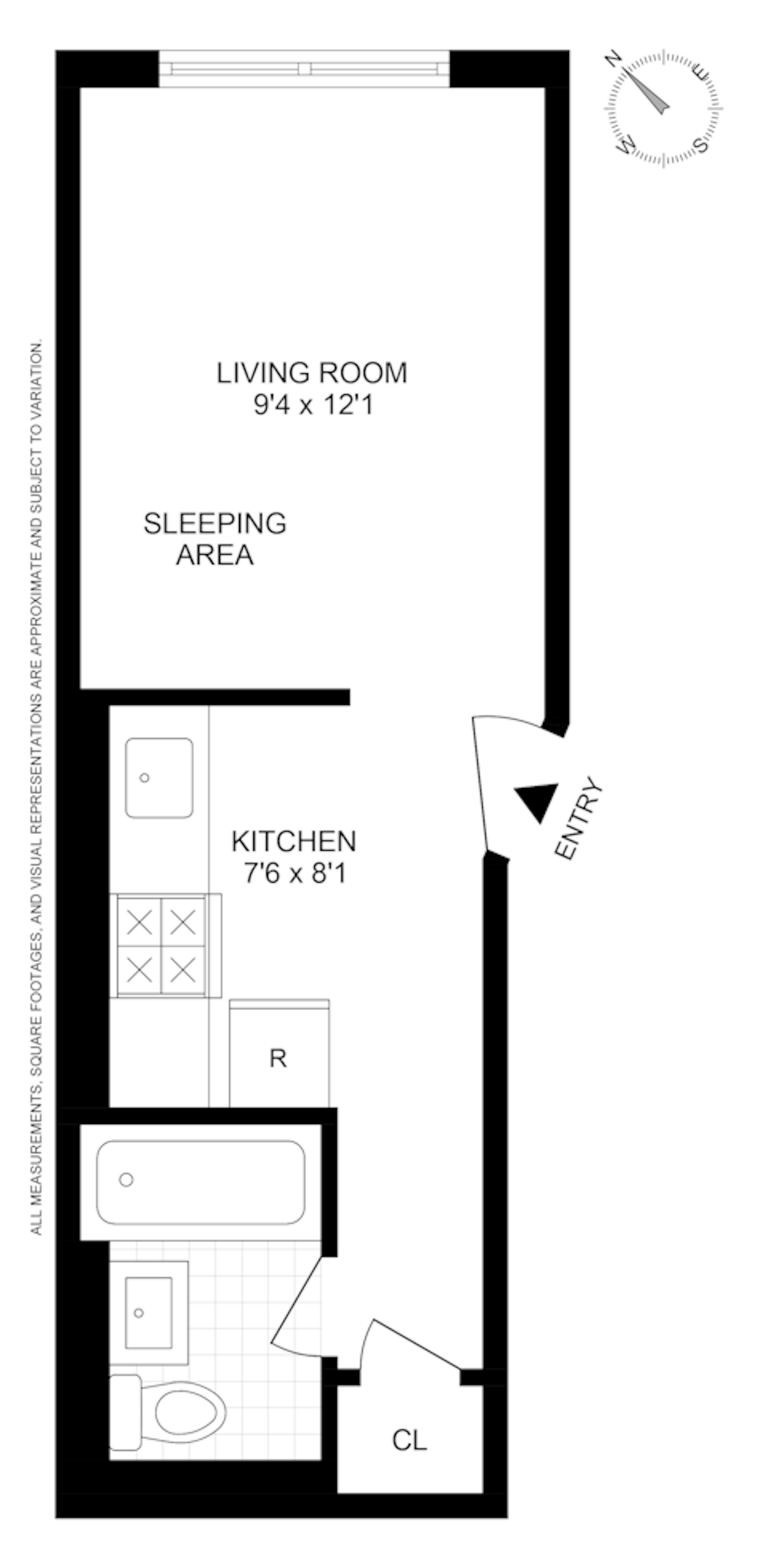 Floorplan for 312 East 89th Street, 1D