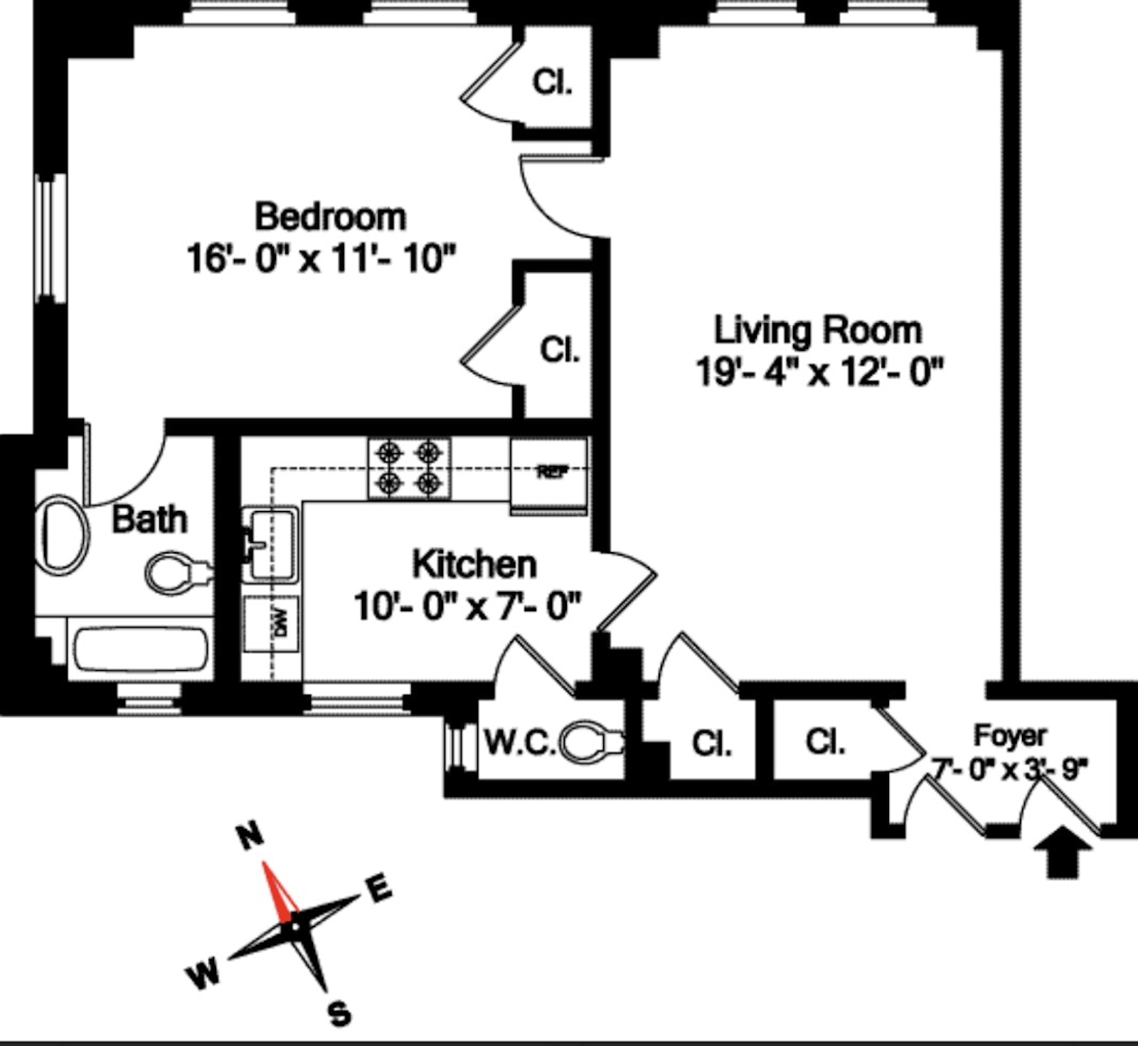 Floorplan for 151 West 74th Street