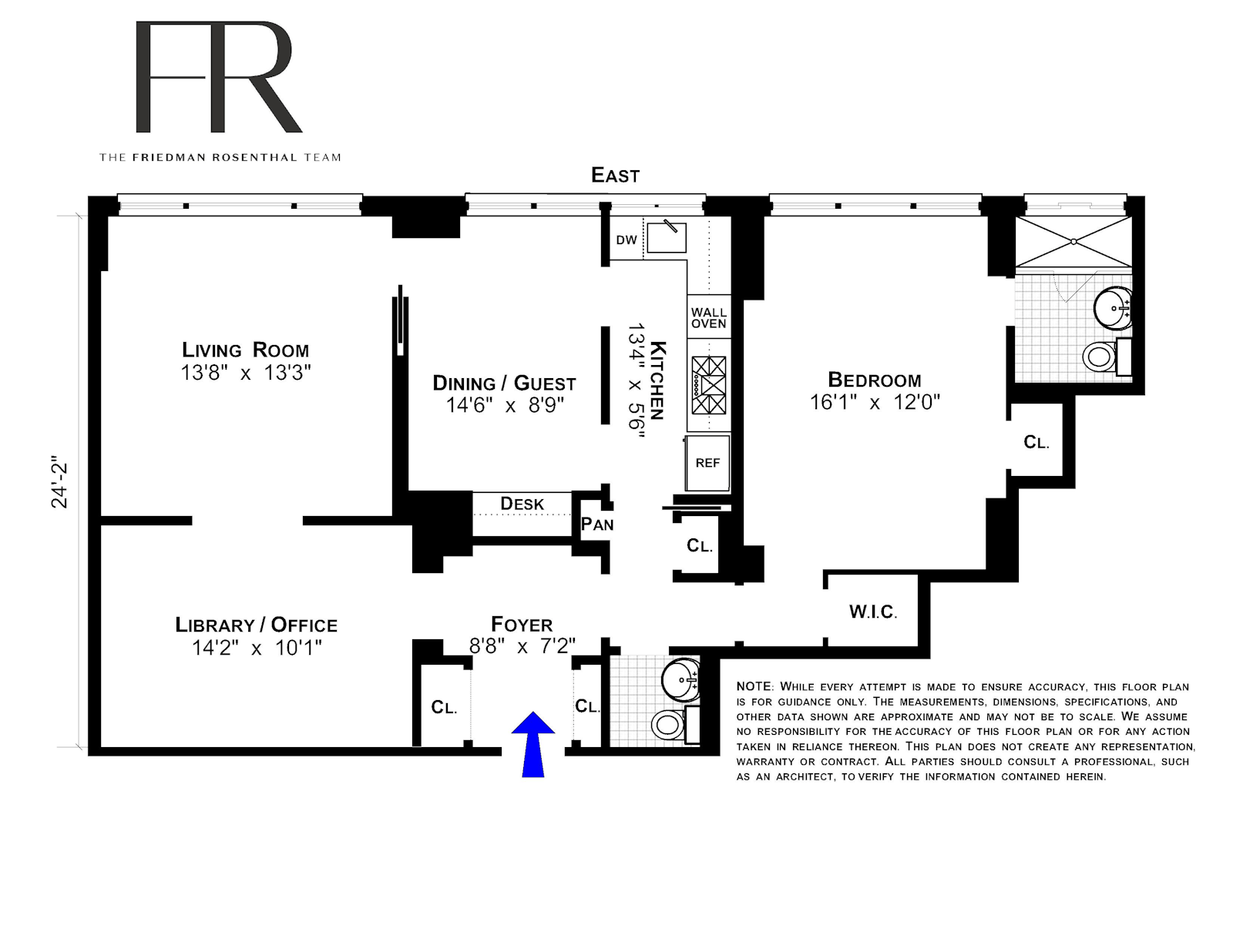 Floorplan for 169 East 69th Street, 2B