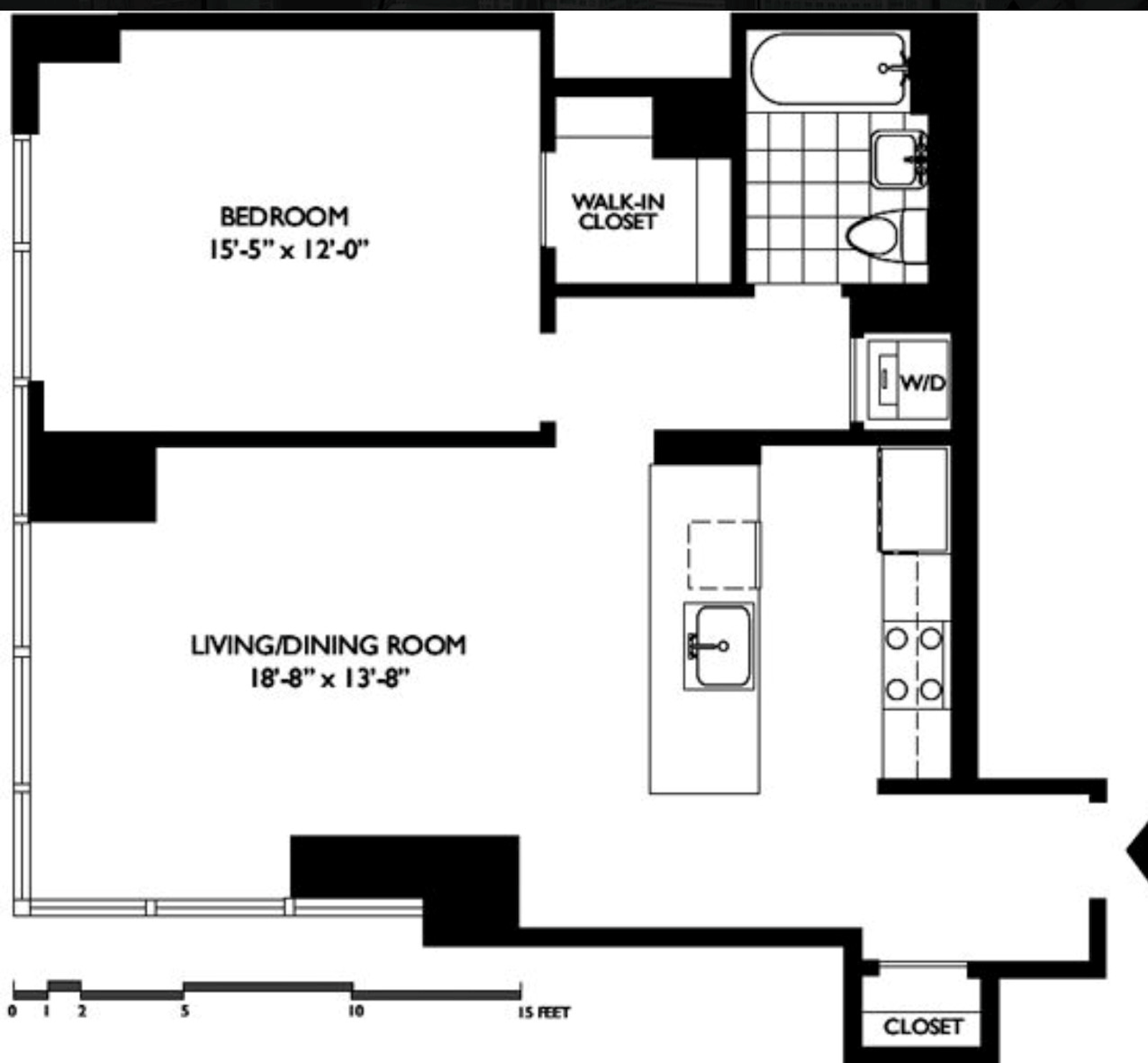 Floorplan for 306 Gold Street, 32E