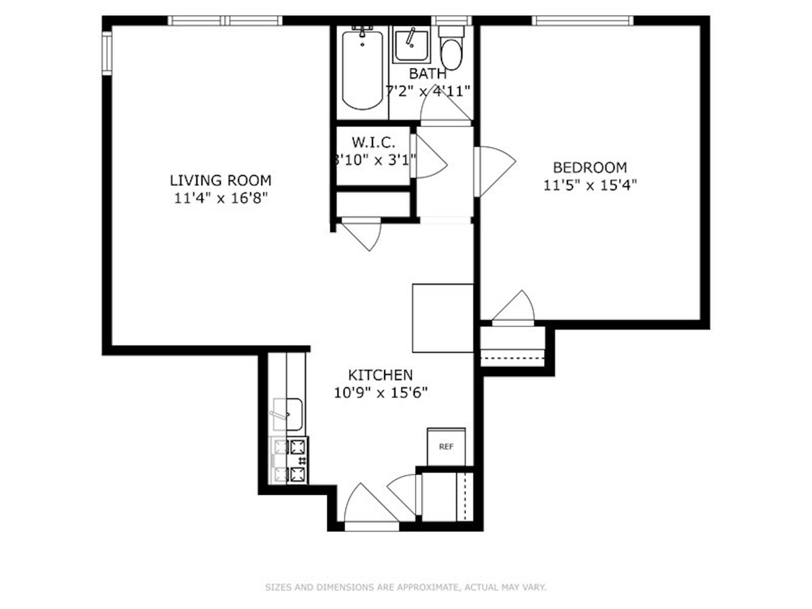 Floorplan for 200 Congress Street, 4F