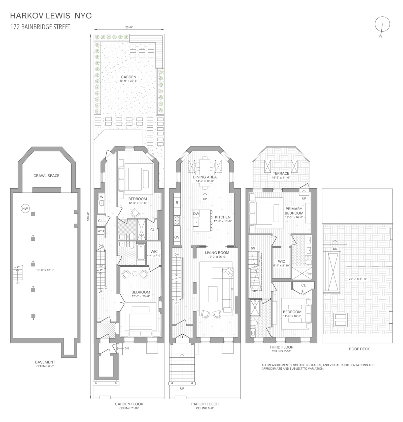 Floorplan for 172 Bainbridge Street