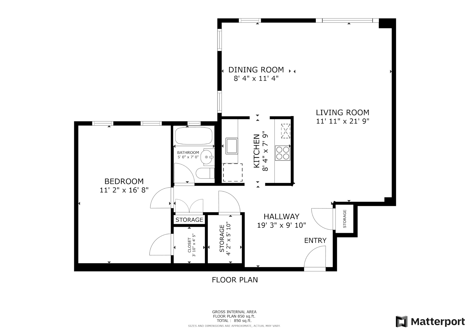 Floorplan for 98 Dehaven Drive, 1E