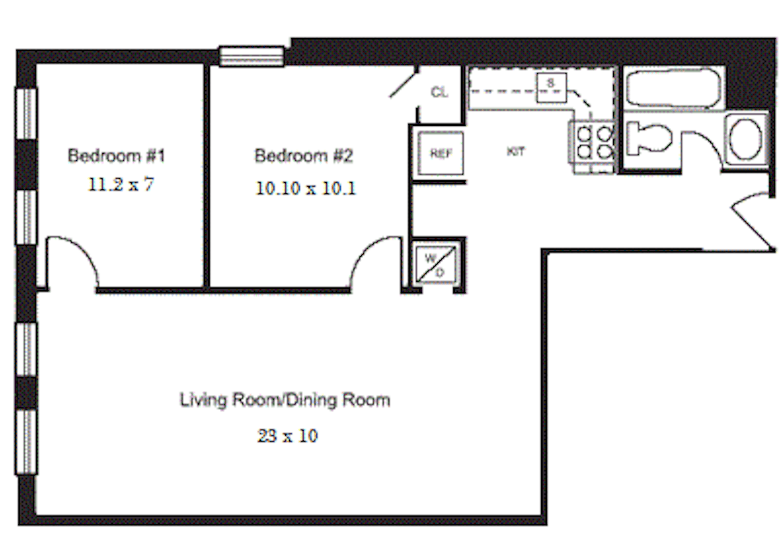 Floorplan for 35 Essex Street, 6A