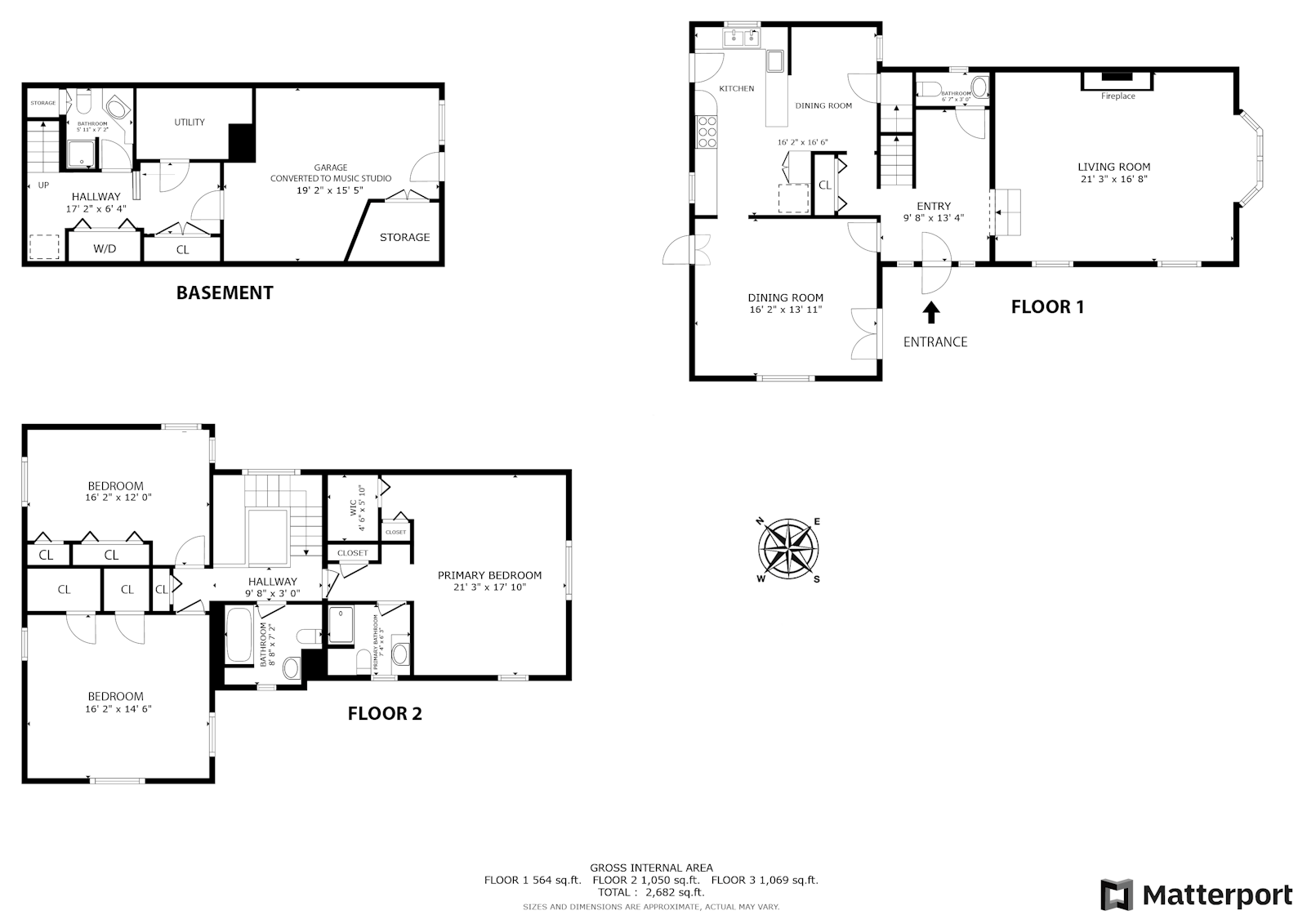 Floorplan for 3007 Netherland Avenue