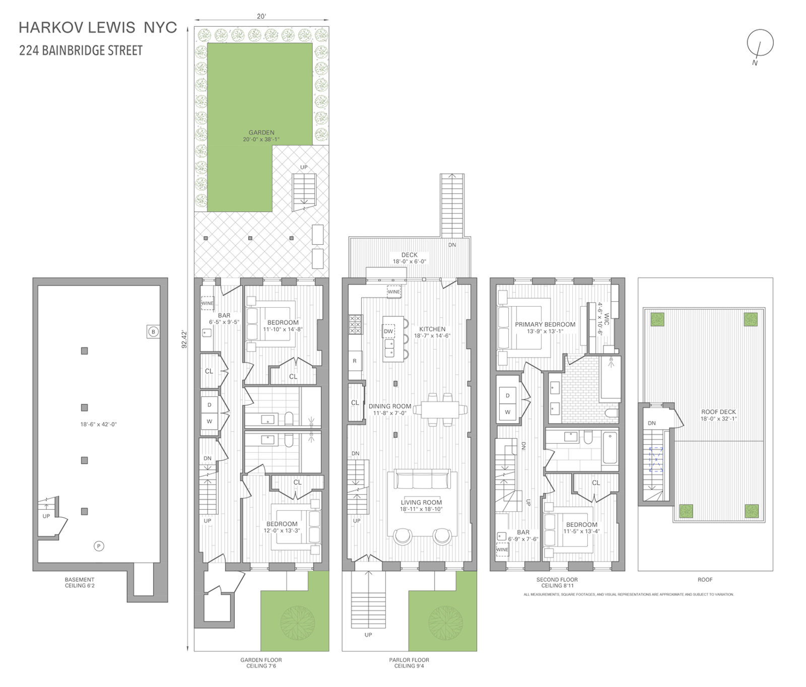 Floorplan for 224 Bainbridge Street