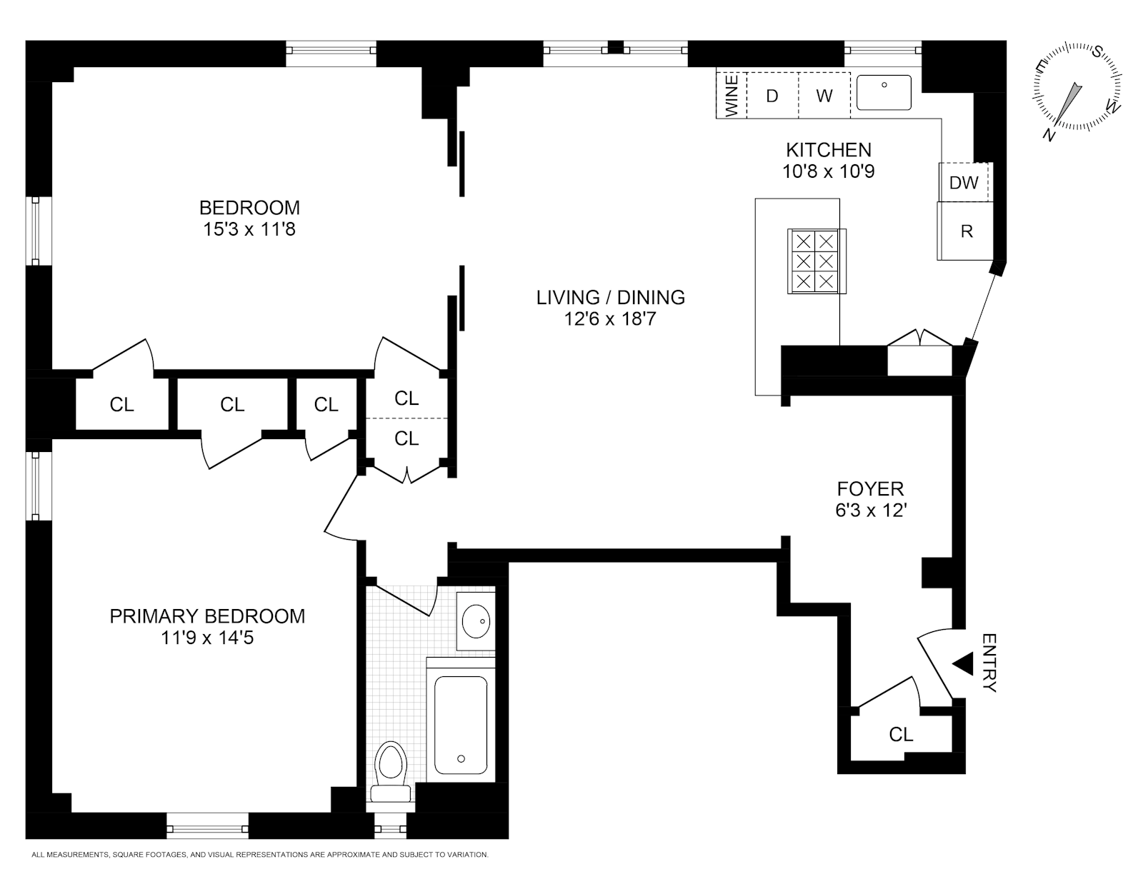 Floorplan for 300 Riverside Drive