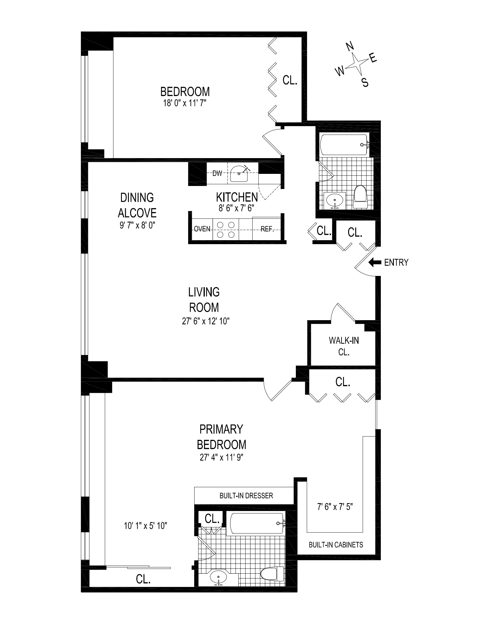 Floorplan for 401 East 65th Street, 13EF