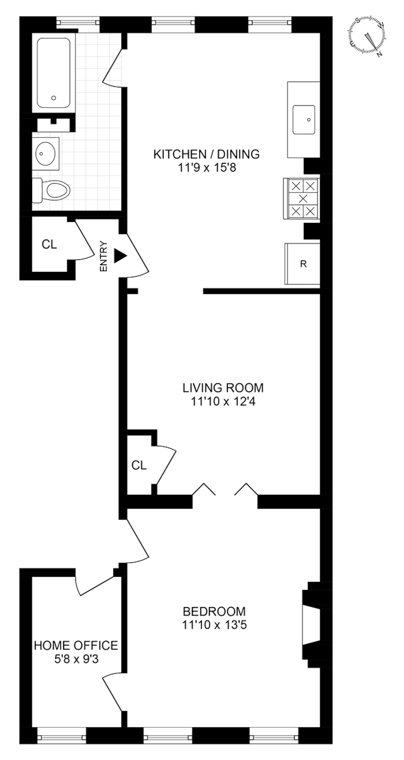 Floorplan for 348 Tenth Street, 3