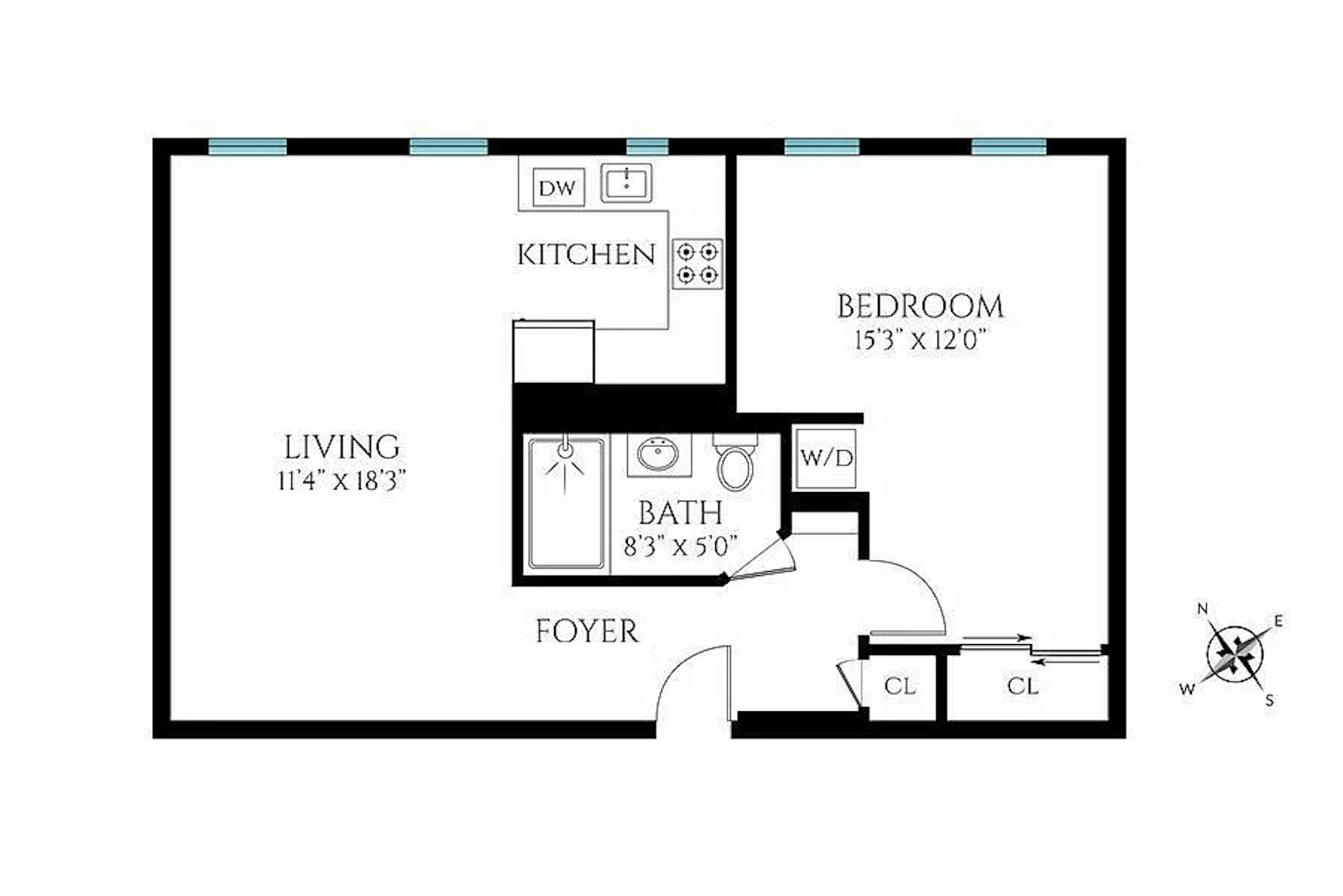 Floorplan for 779 Riverside Drive, C60