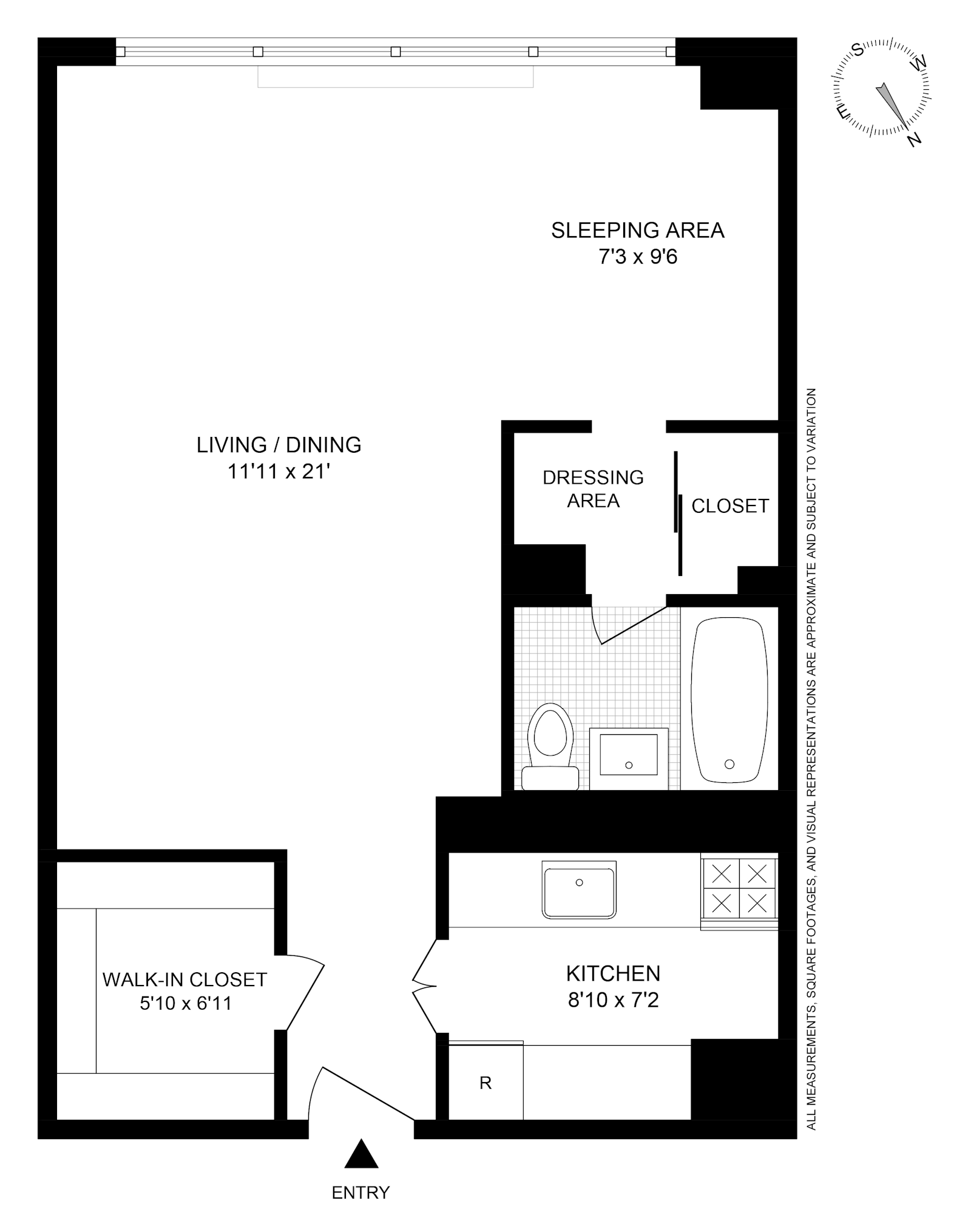 Floorplan for 142 West End Avenue, 23R