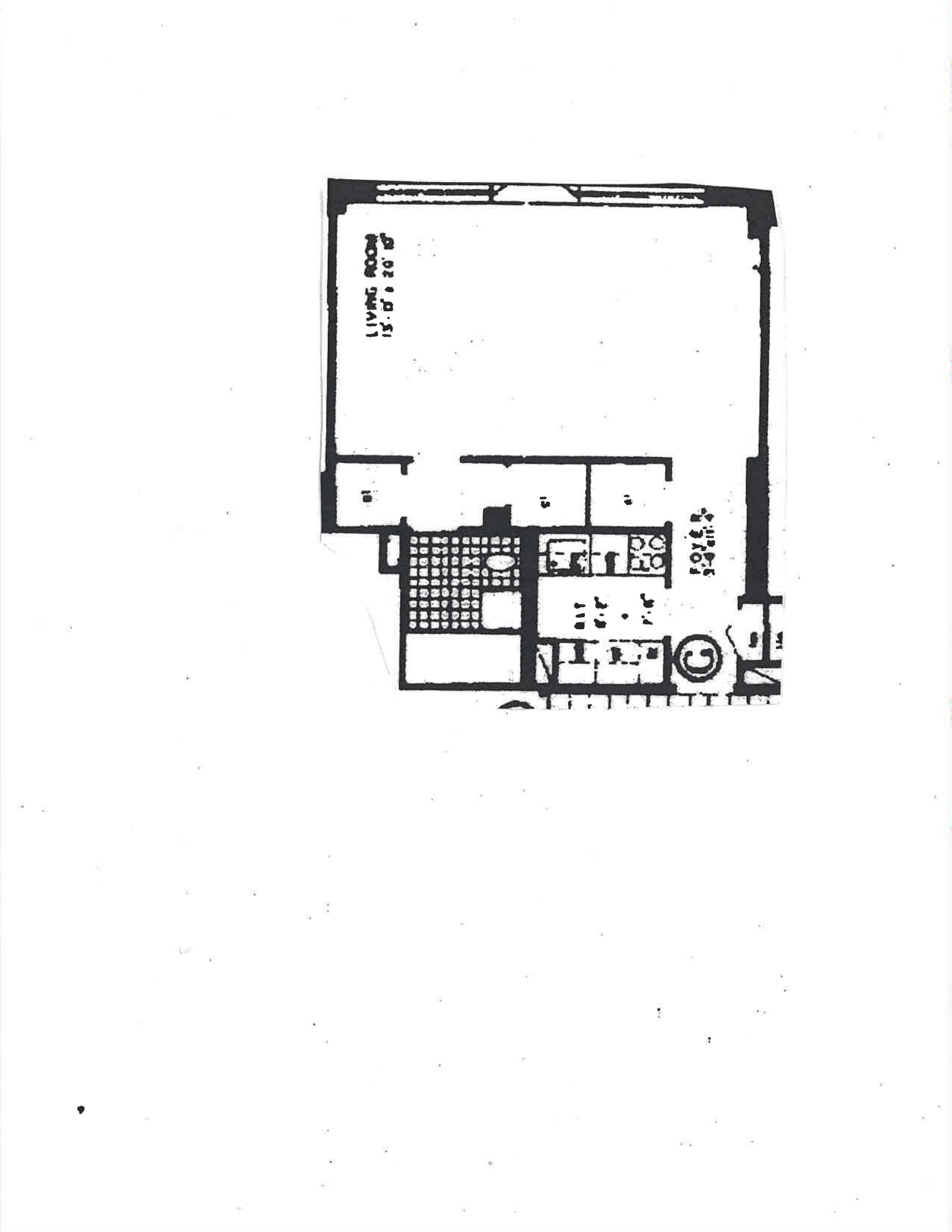 Floorplan for 57th/5th High Floor Studio