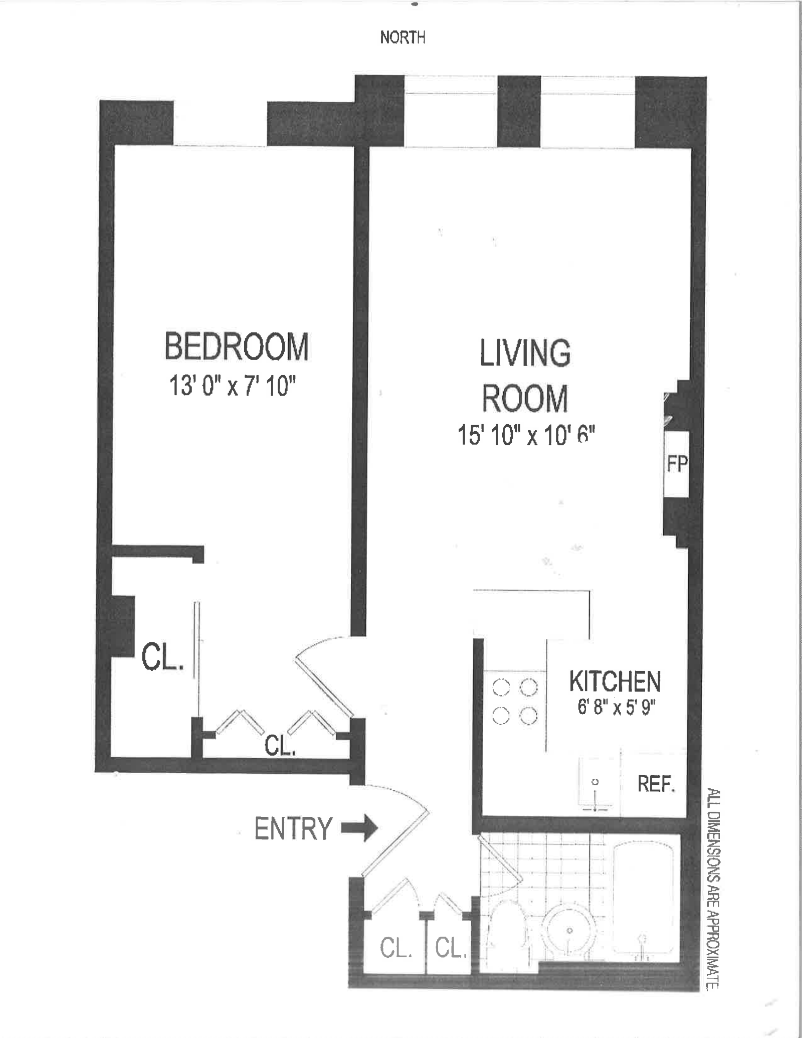 Floorplan for 18 West 87th Street, 3A